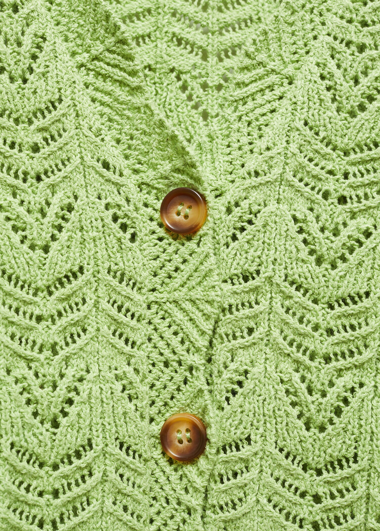 Strickjacke mit Lochdetails - Detail des Artikels 8