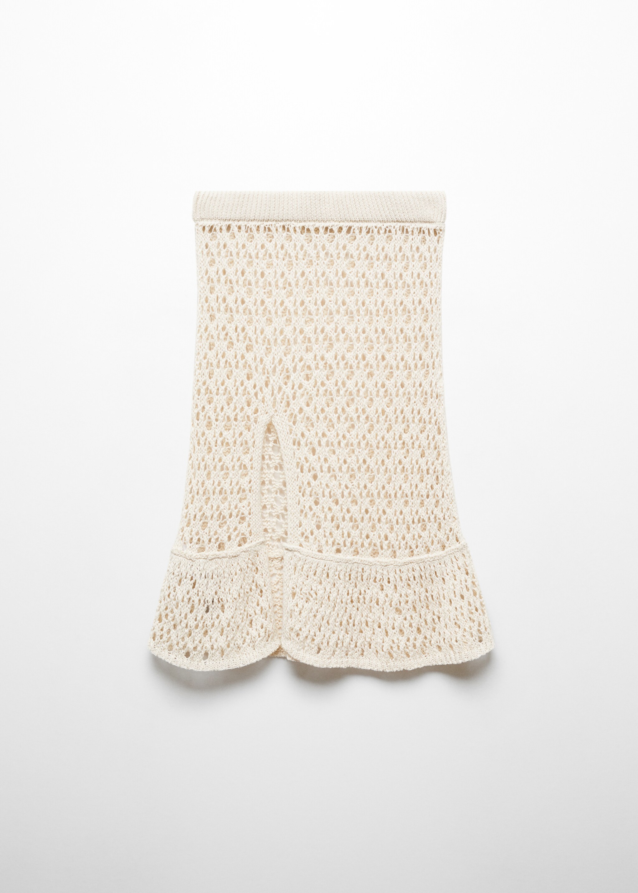 Crochet skirt with opening - Article without model