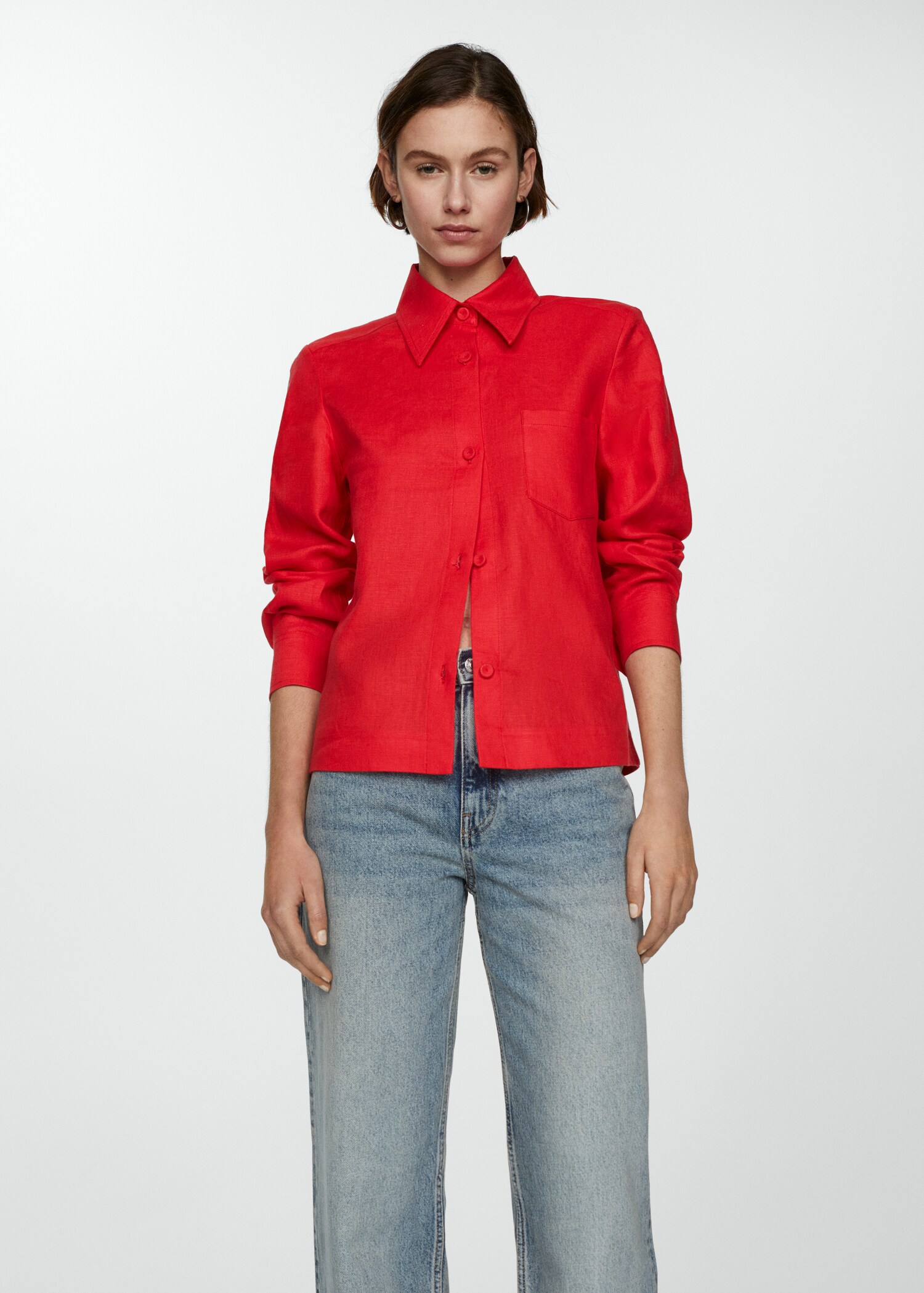 Camisa 100% lino - Plano medio