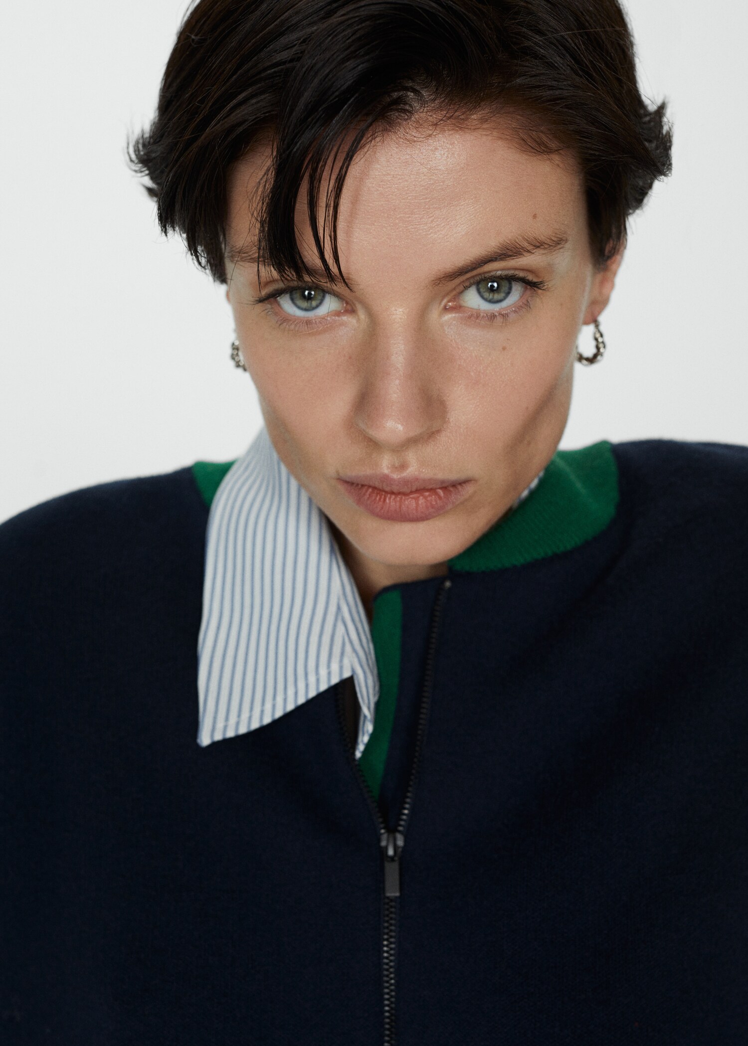 Veste maille liserés contrastants - Détail de l'article 1