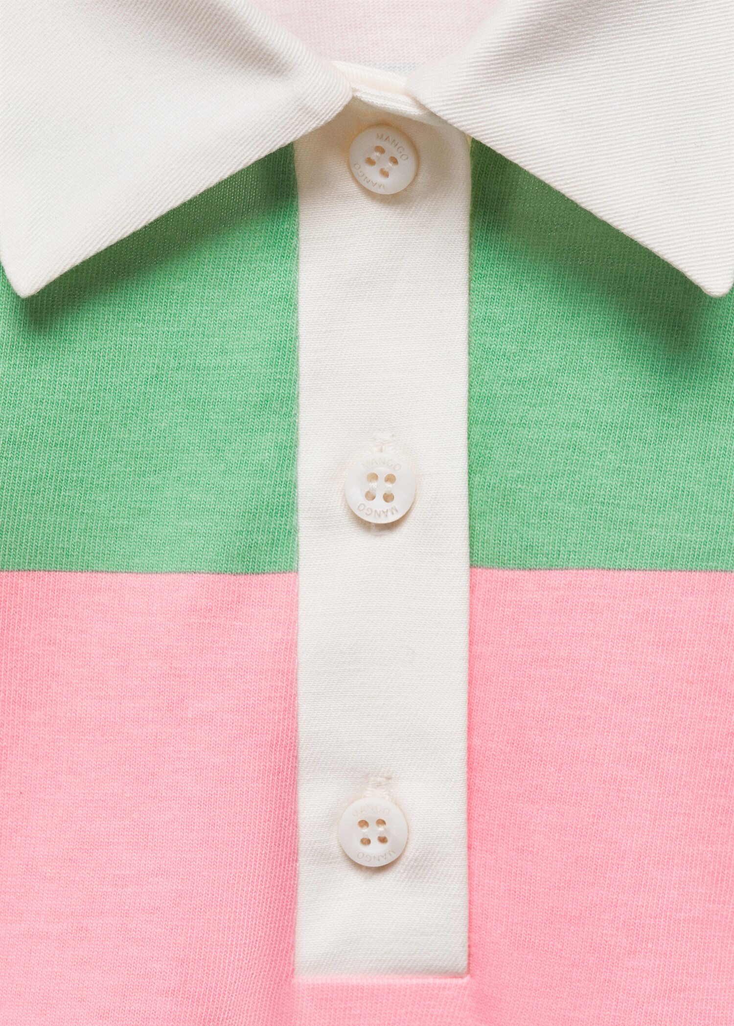 100% cotton striped polo shirt - Details of the article 8