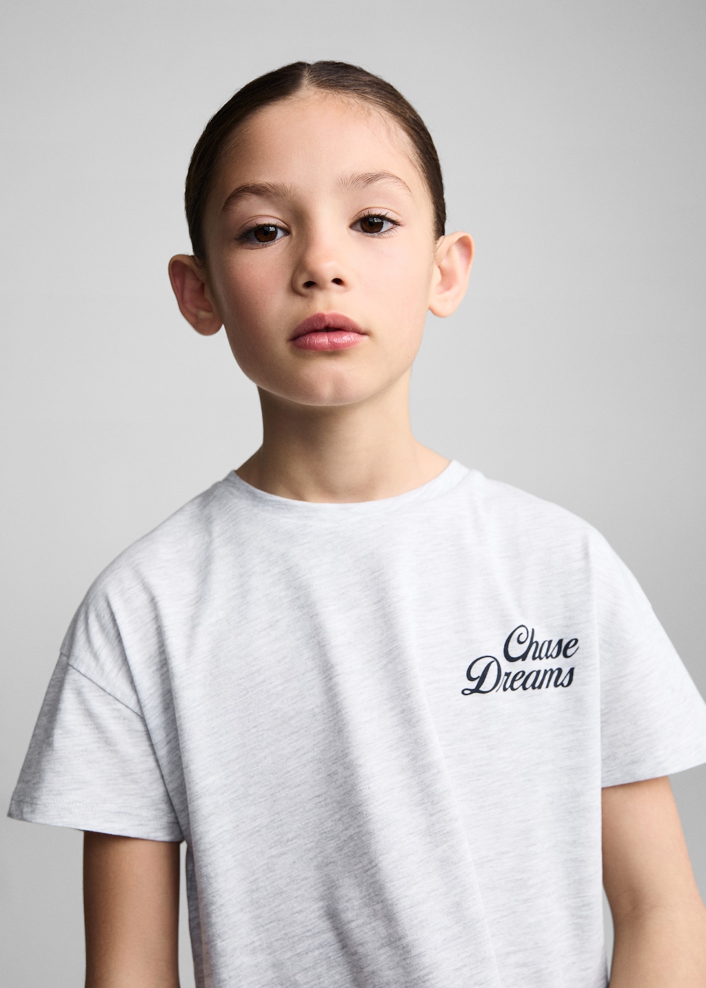 Message crop T-shirt - Girls | MANGO OUTLET USA Message crop T-shirt - Girls | MANGO OUTLET USA