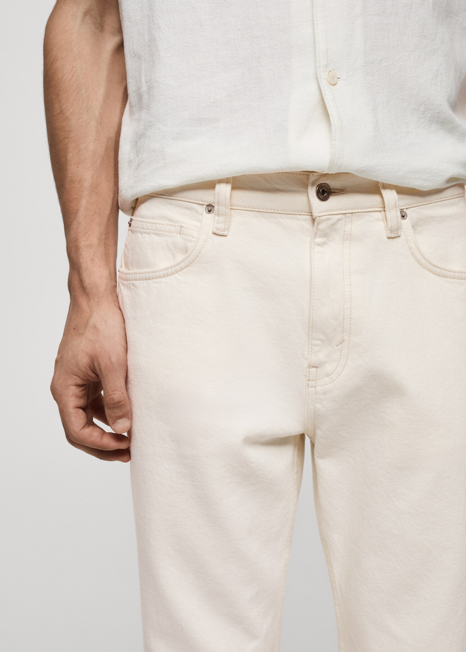 Relaxed Fit-Jeans aus Baumwolle - Detail des Artikels 1