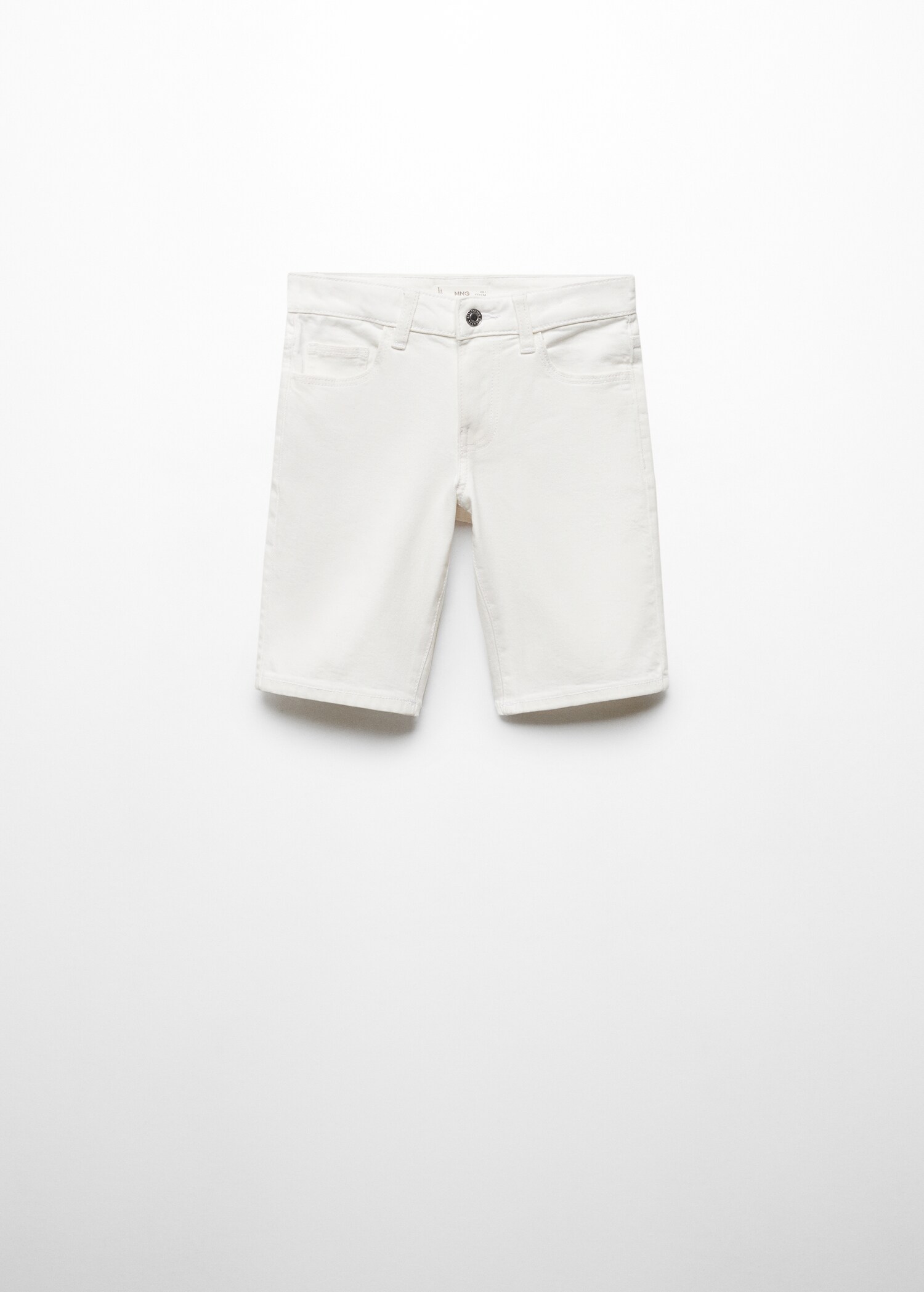 Jeansbermudas slim fit - Artikel utan modell