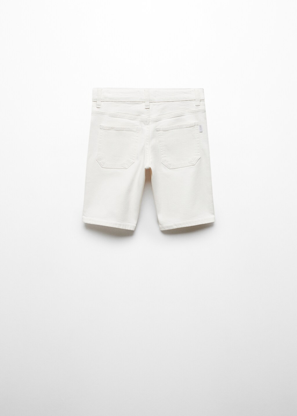 ★NOIAGO★ Bermuda denim pants ivory NOI1564 Slim-fit denim bermuda shorts - Boys | MANGO OUTLET USA