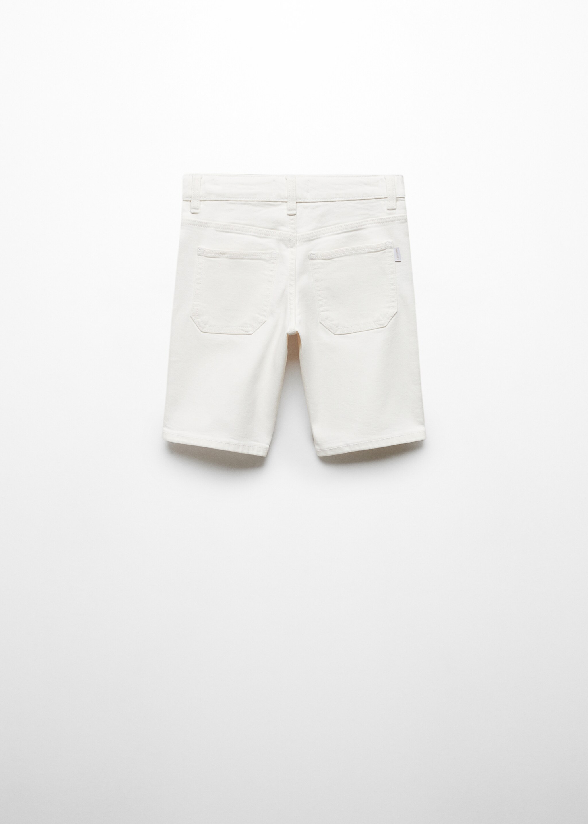 Bermudas vaqueras slim fit - Reverso del artículo