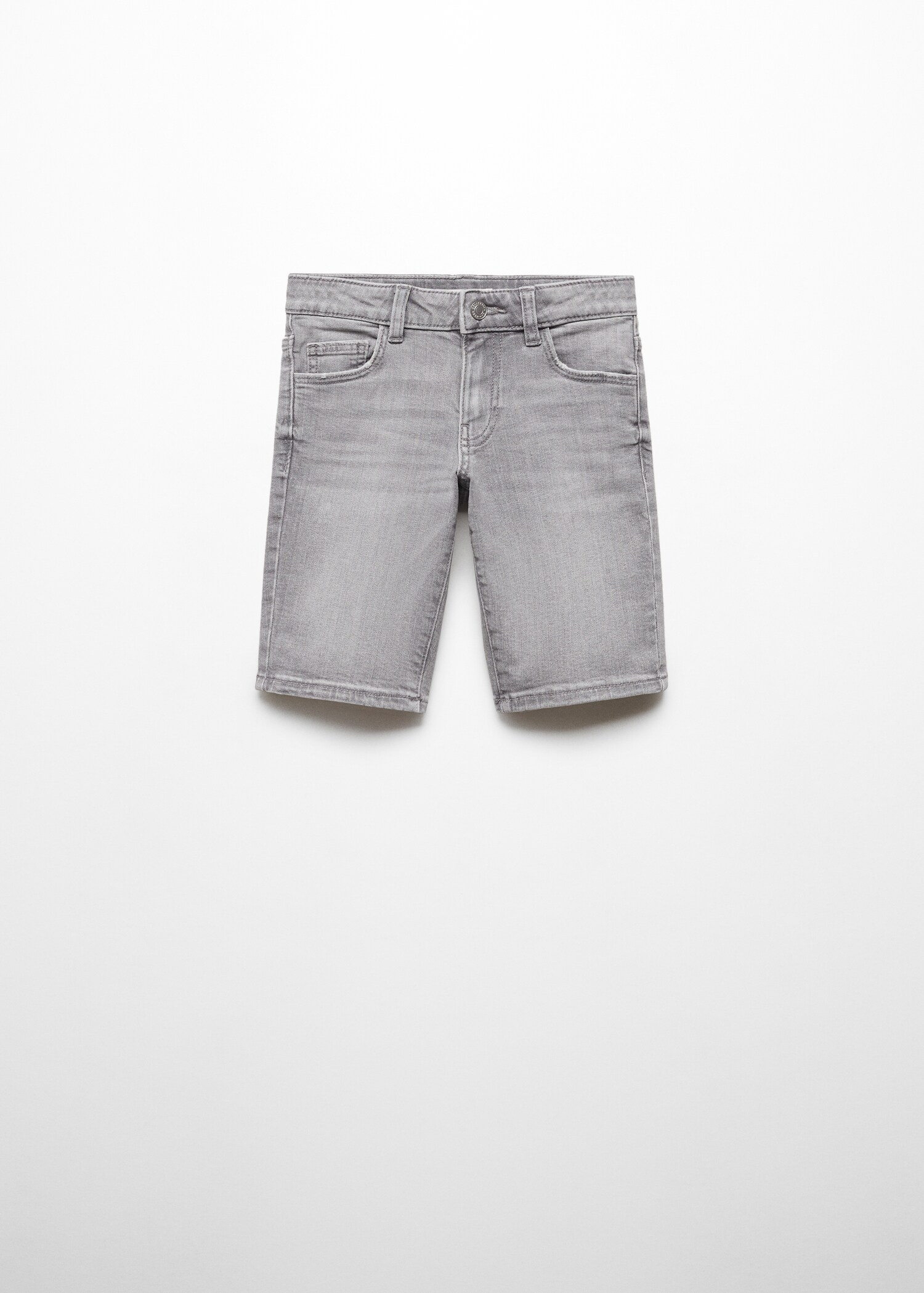 Jeansbermudas slim fit - Artikel utan modell