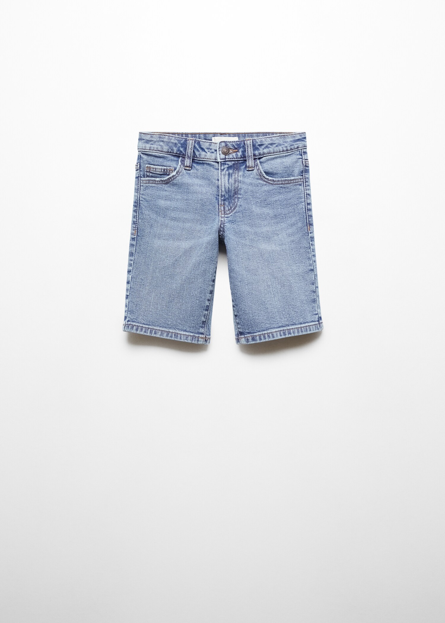 Jeansbermudas slim fit - Artikel utan modell