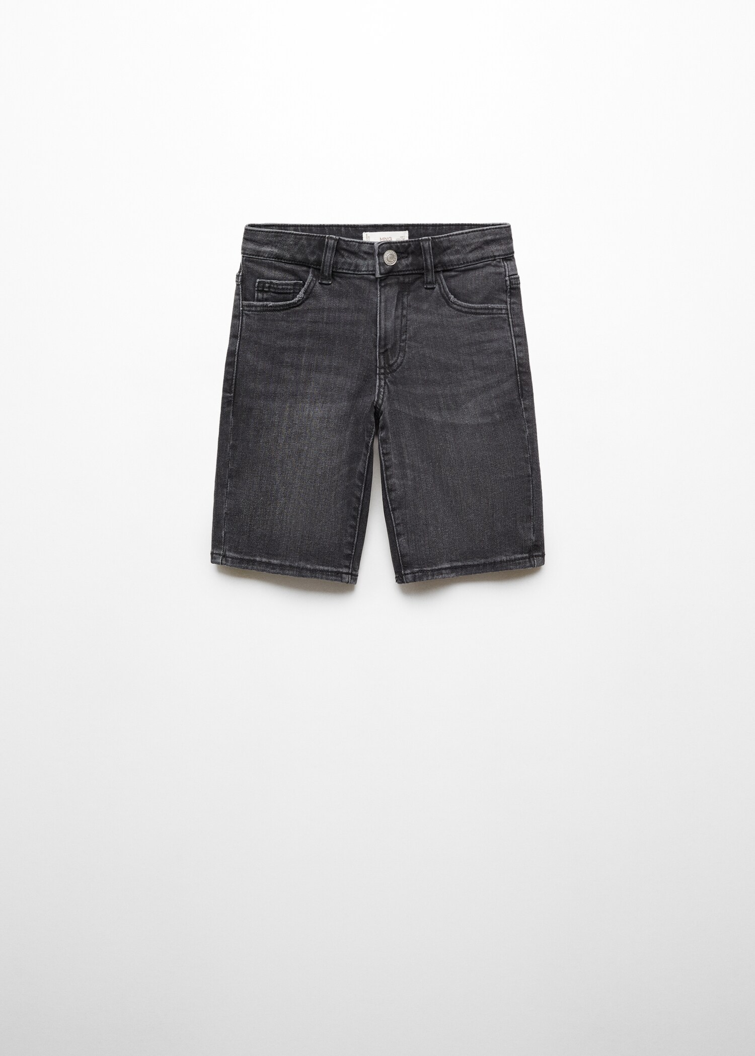 Jeansbermudas slim fit - Artikel utan modell