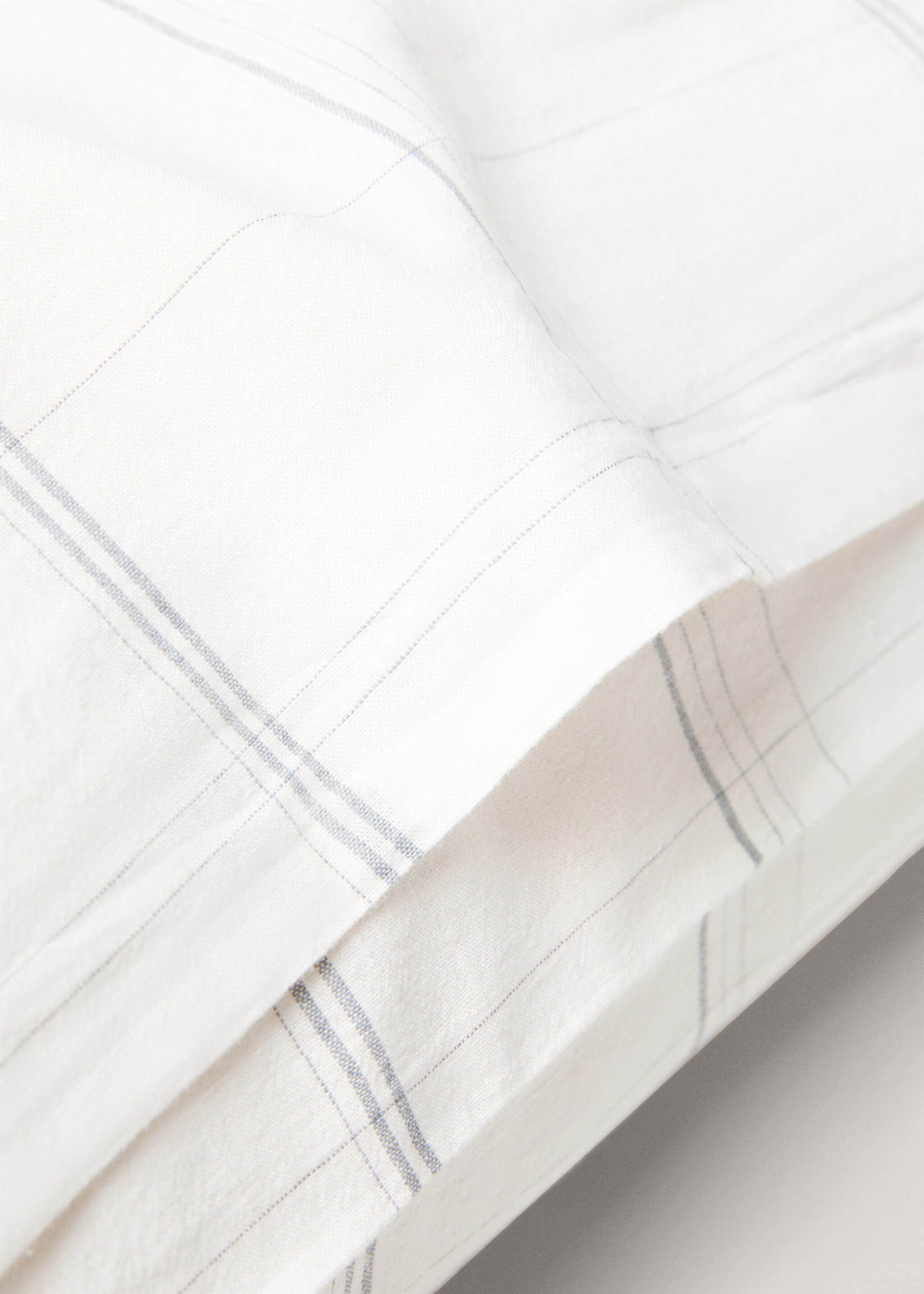 Cotton linen pillowcase 60x60cm - Details of the article 2