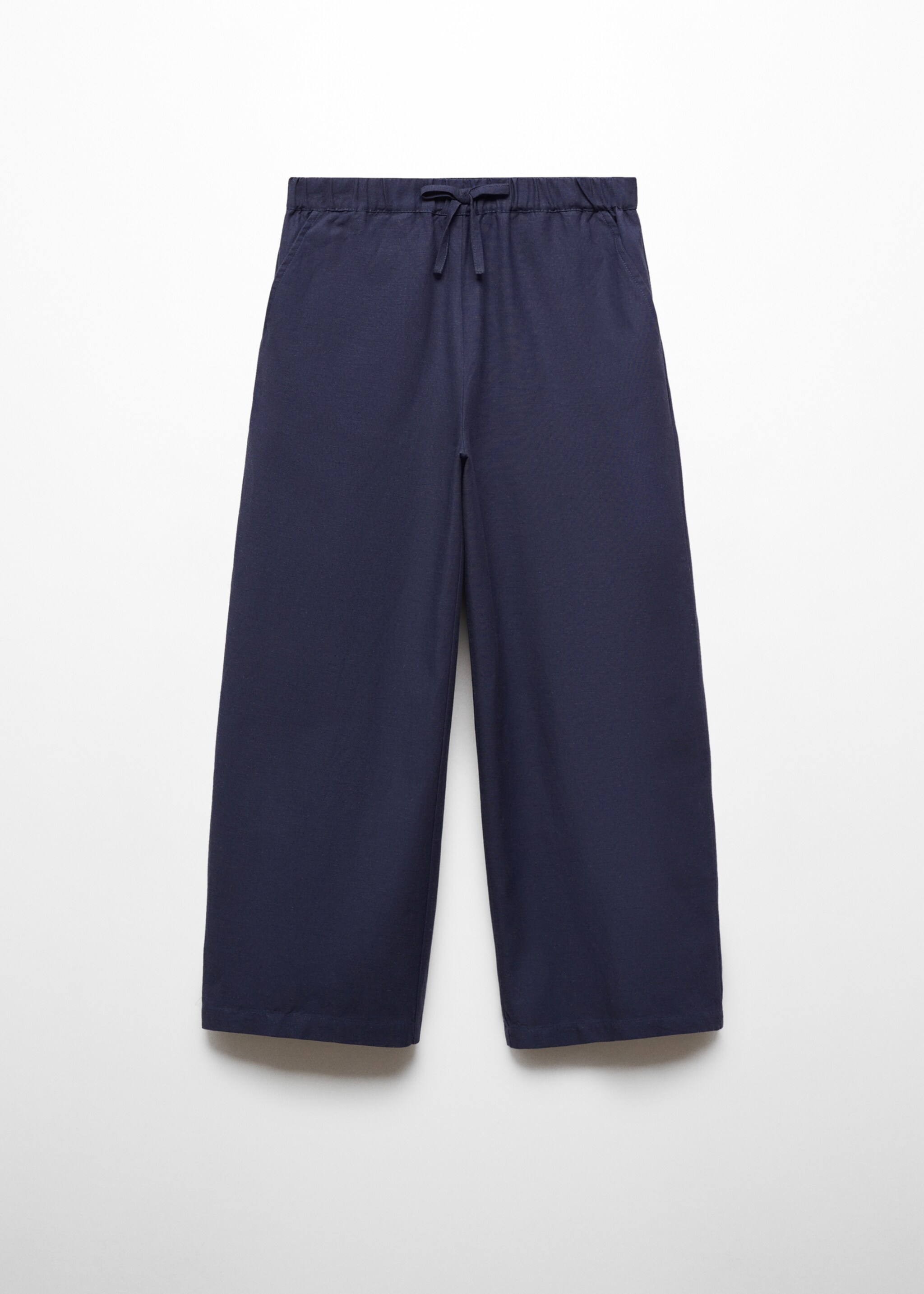 Lněné kalhoty wideleg - Zboží bez modelu