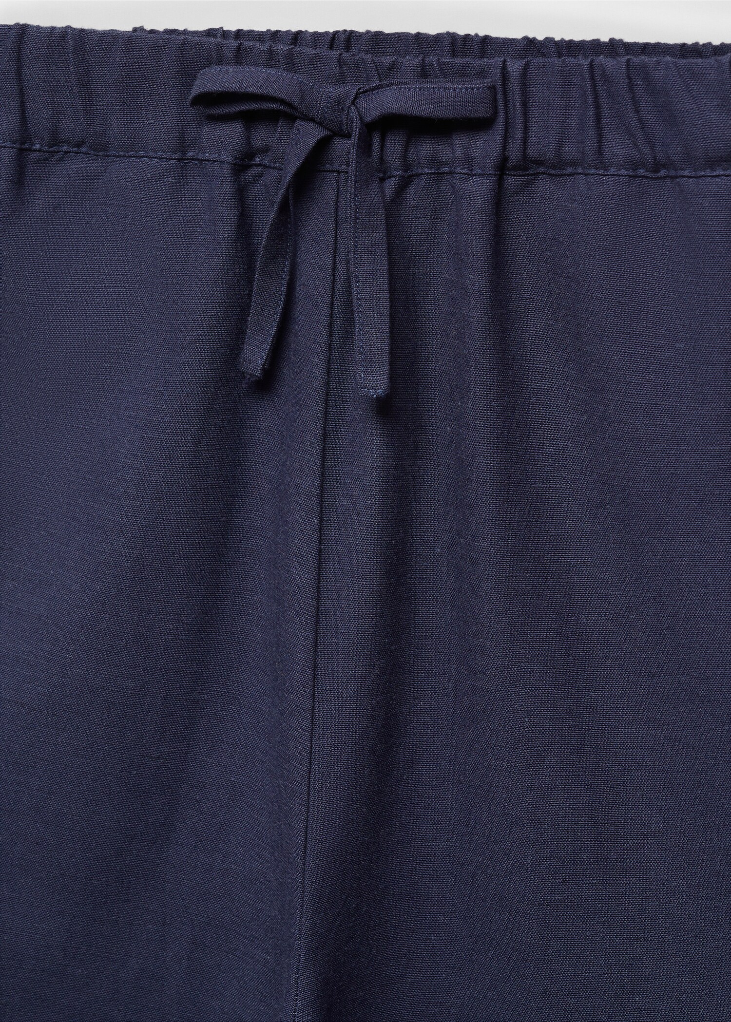 Wideleg linen trousers - Details of the article 8