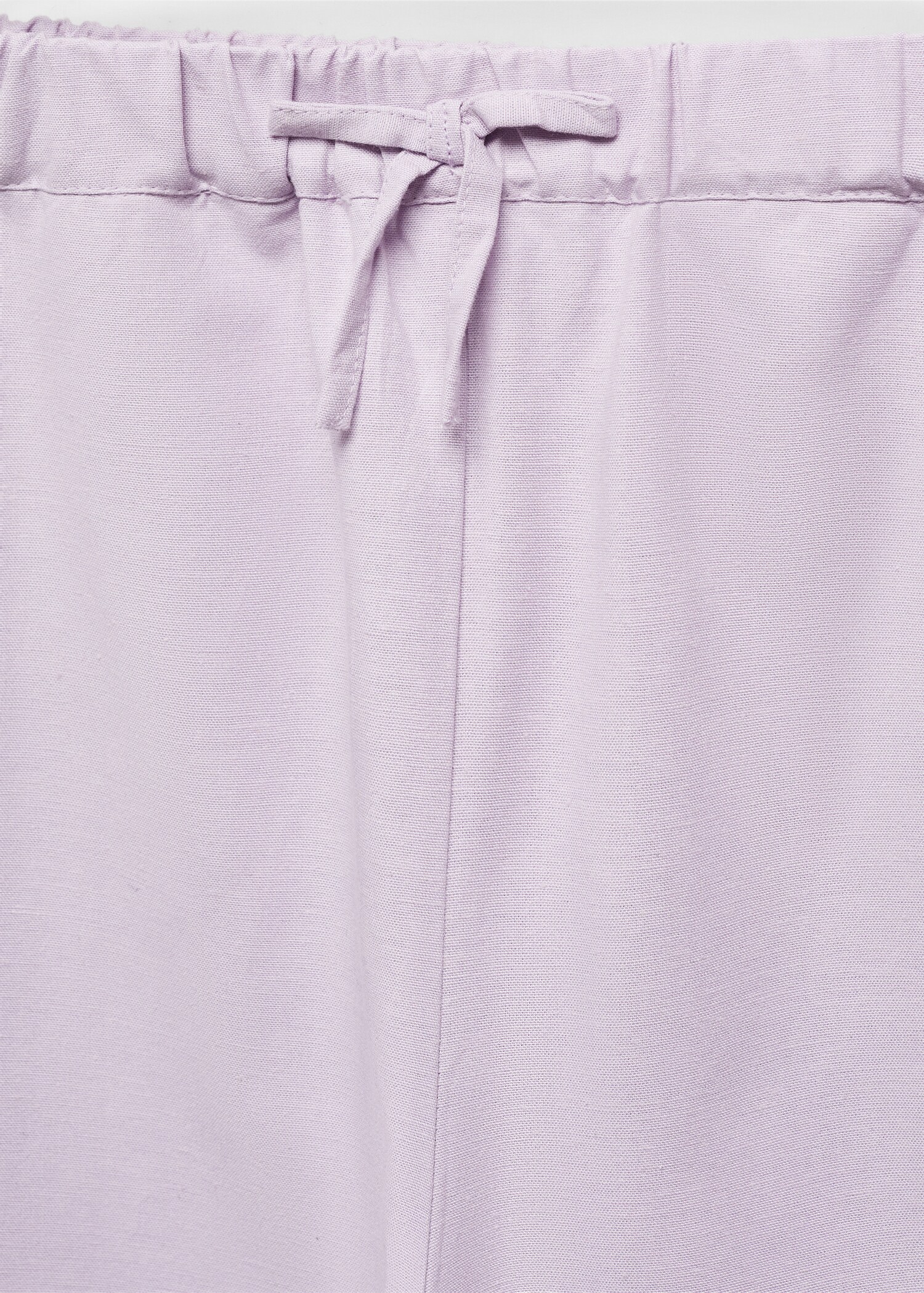 Wideleg linen trousers - Details of the article 8