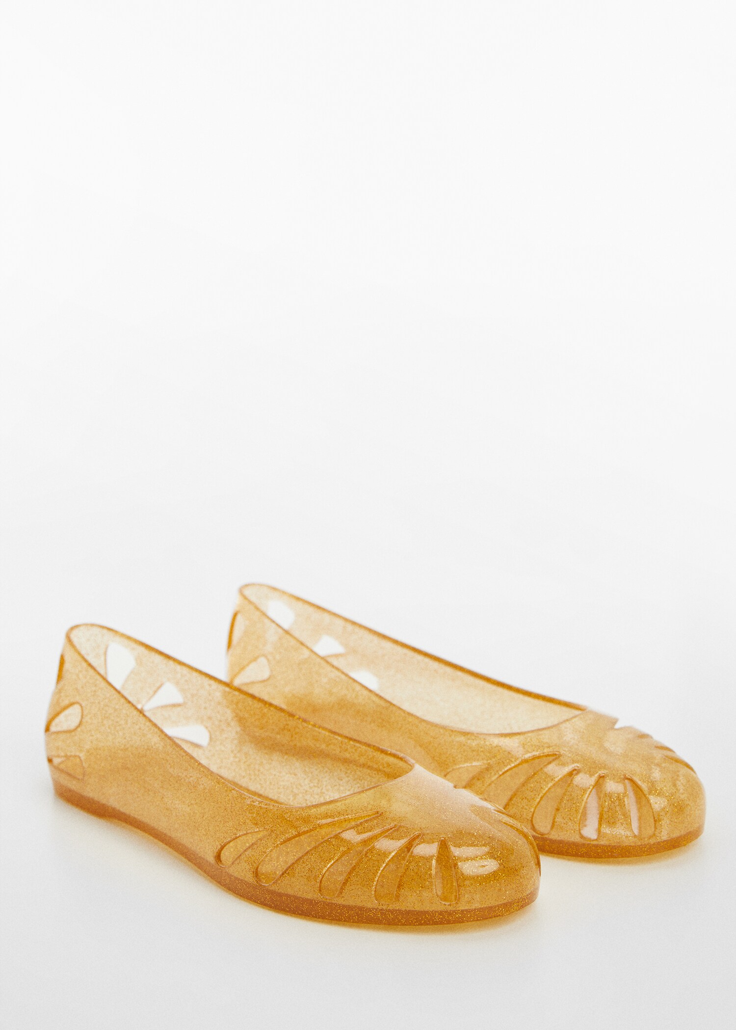 Glitter-crab ballet flats - Medium plane