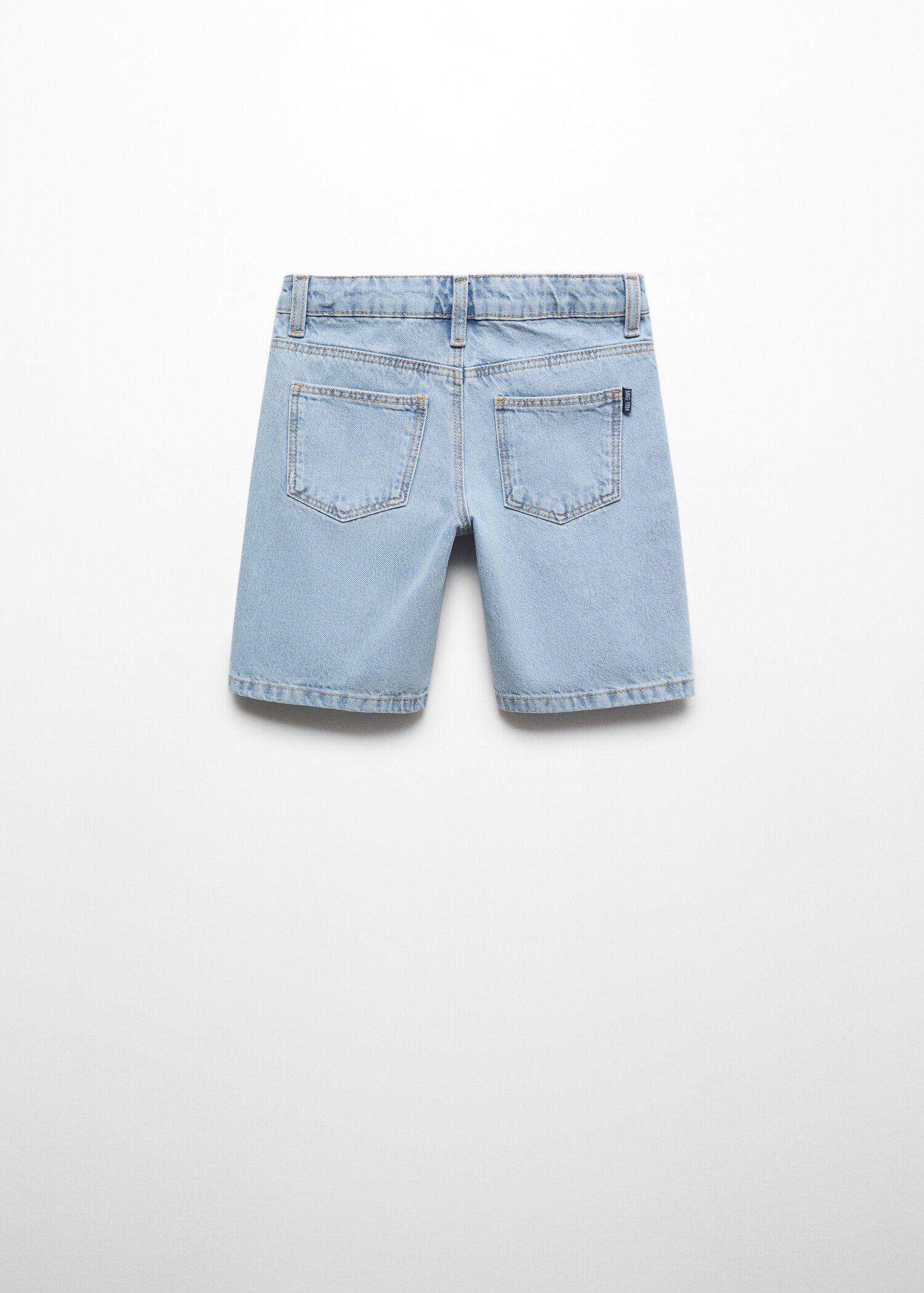 Jeans-Bermudashorts mit Zierrissen - Rückseite des Artikels
