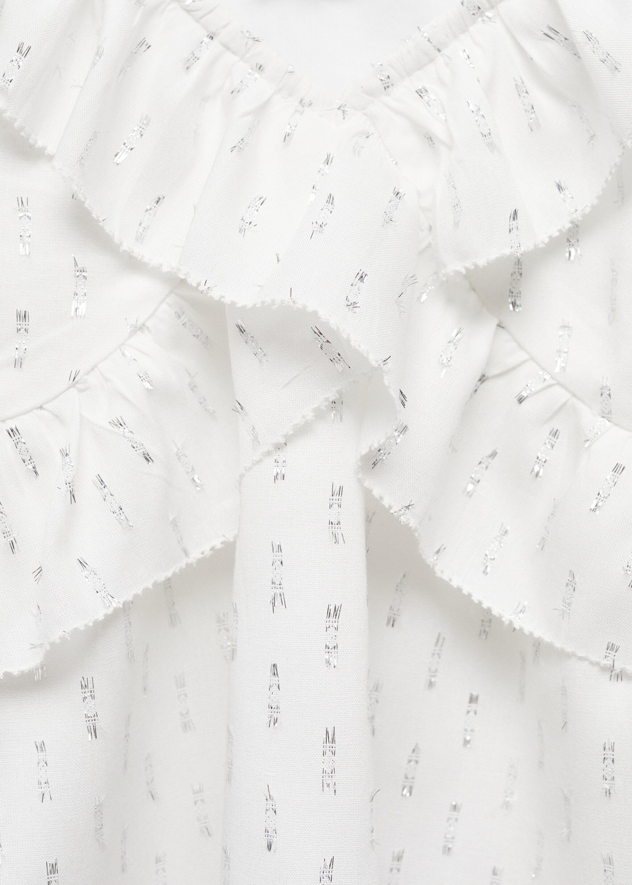 Ruffled lurex blouse - Details of the article 8