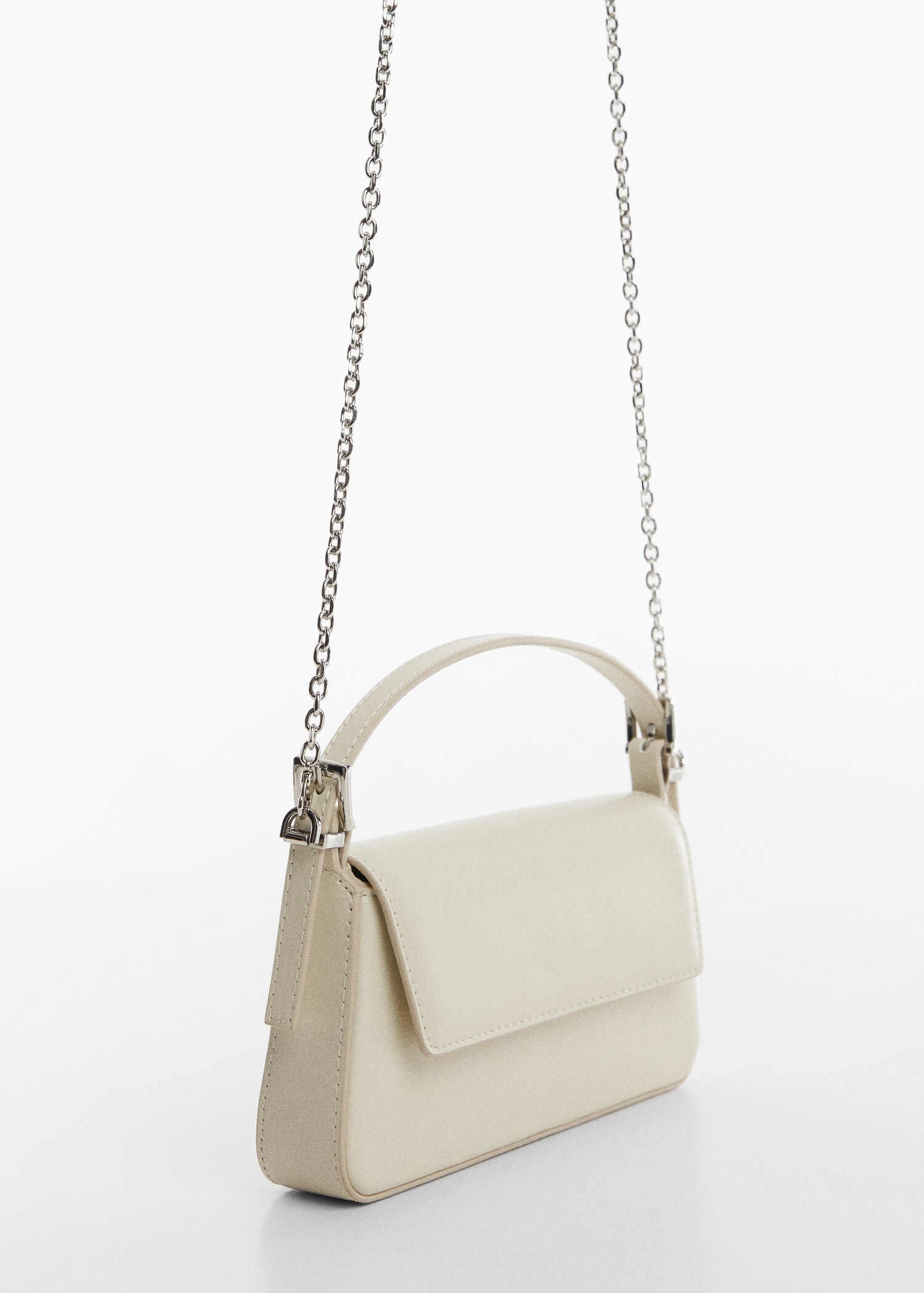 Double strap bag with flap - Medium plane