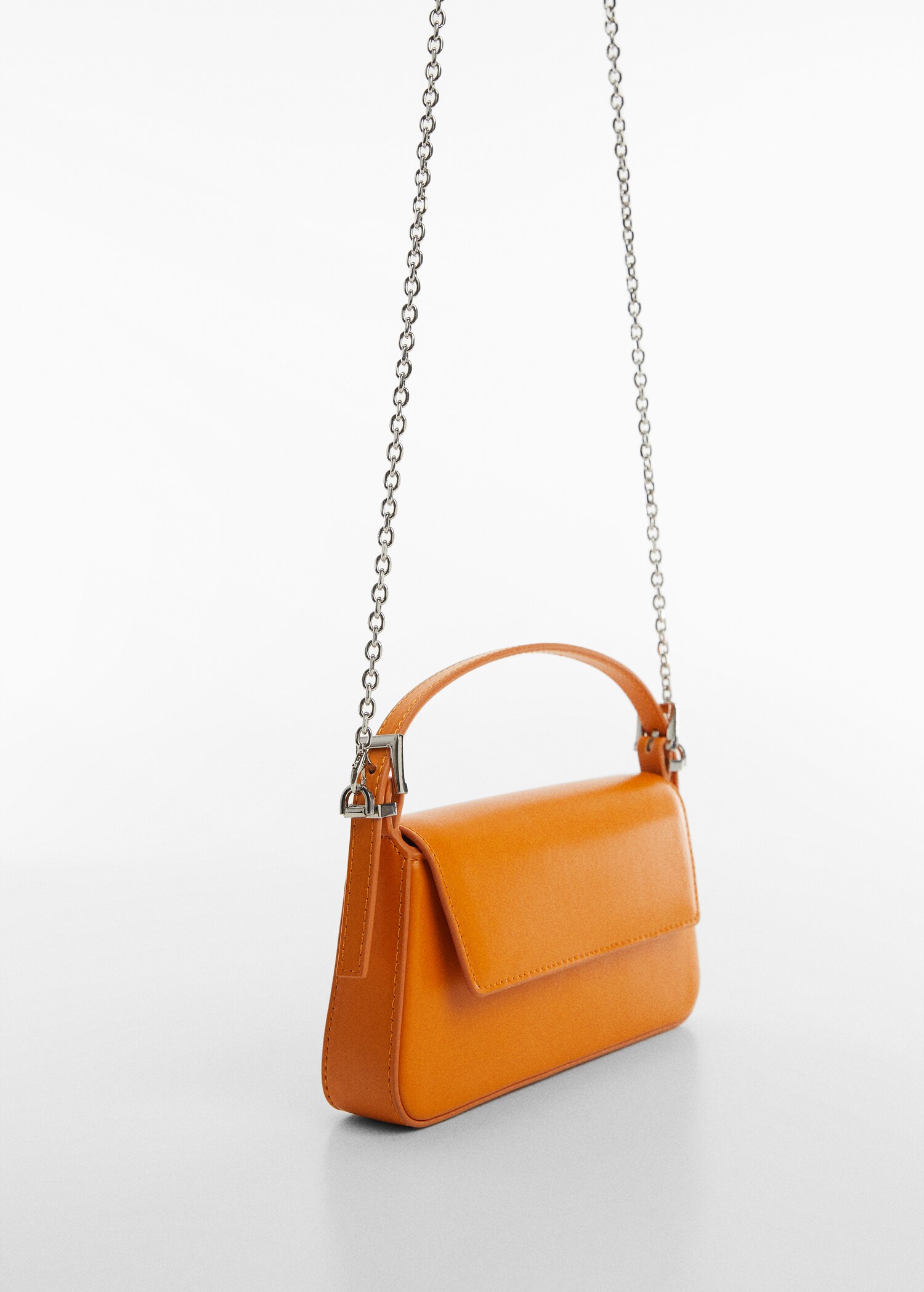 Double strap bag with flap - Medium plane
