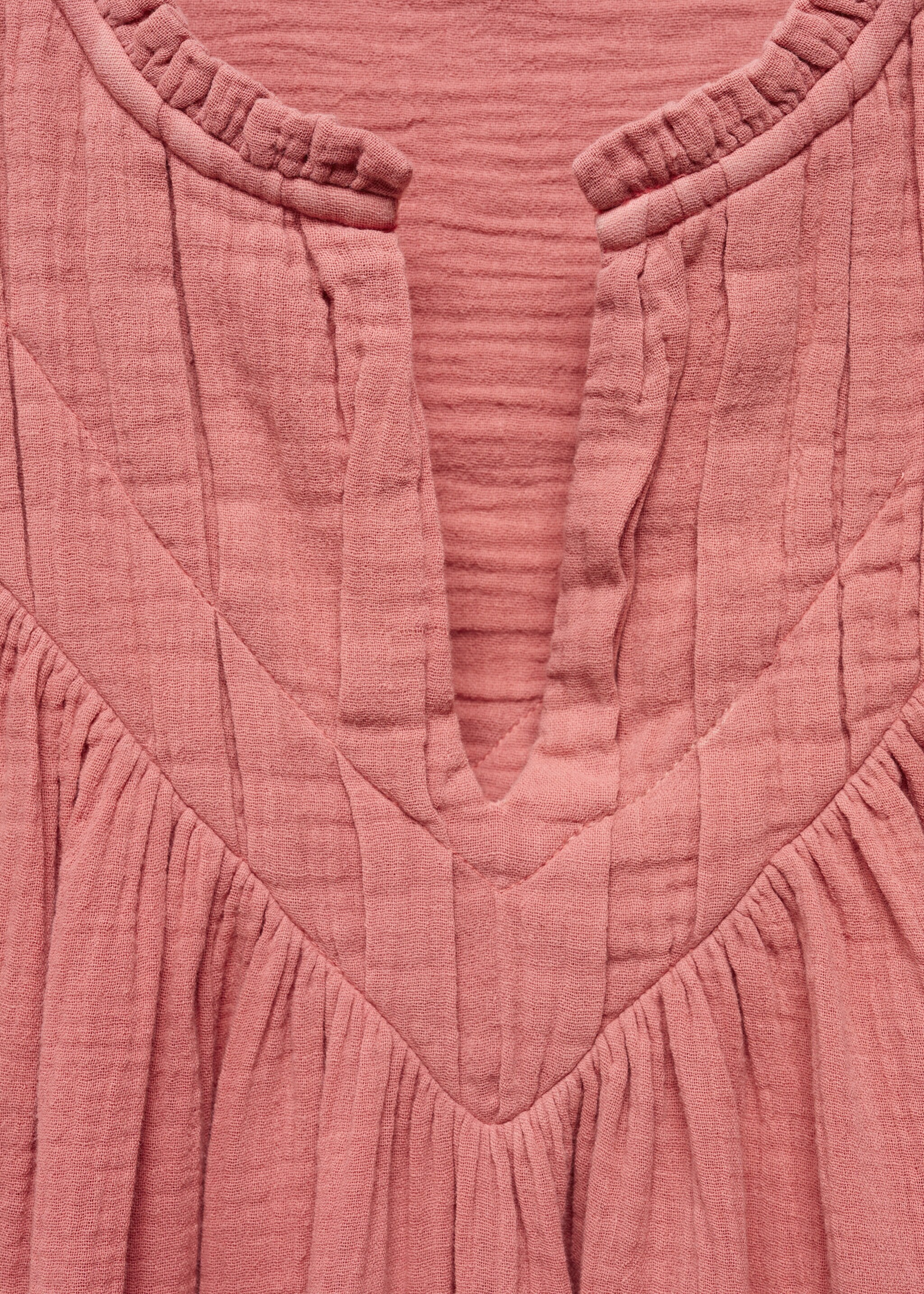 Blouse coton tissu plissé - Détail de l'article 8