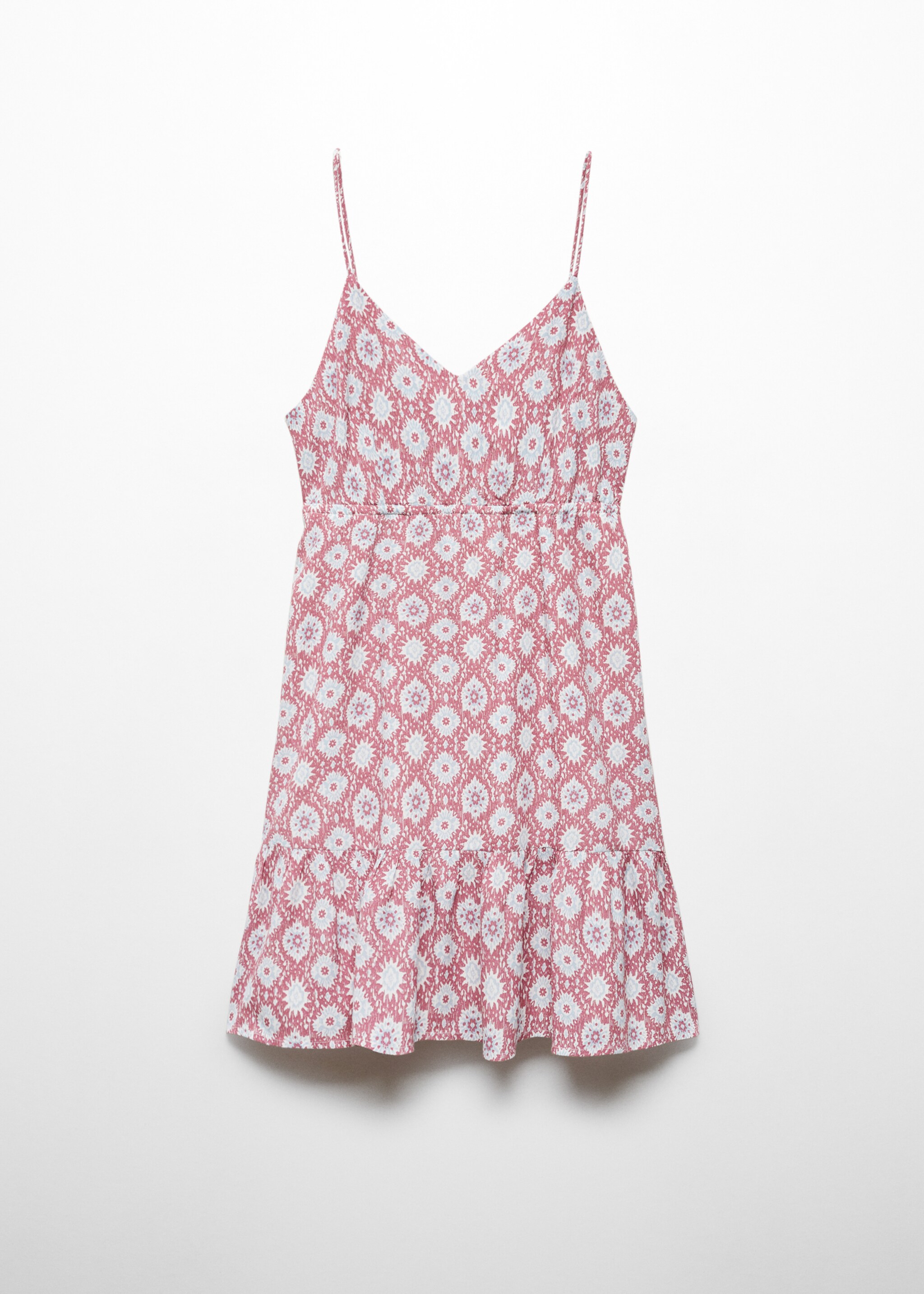 Ruffled printed dress - Article without model