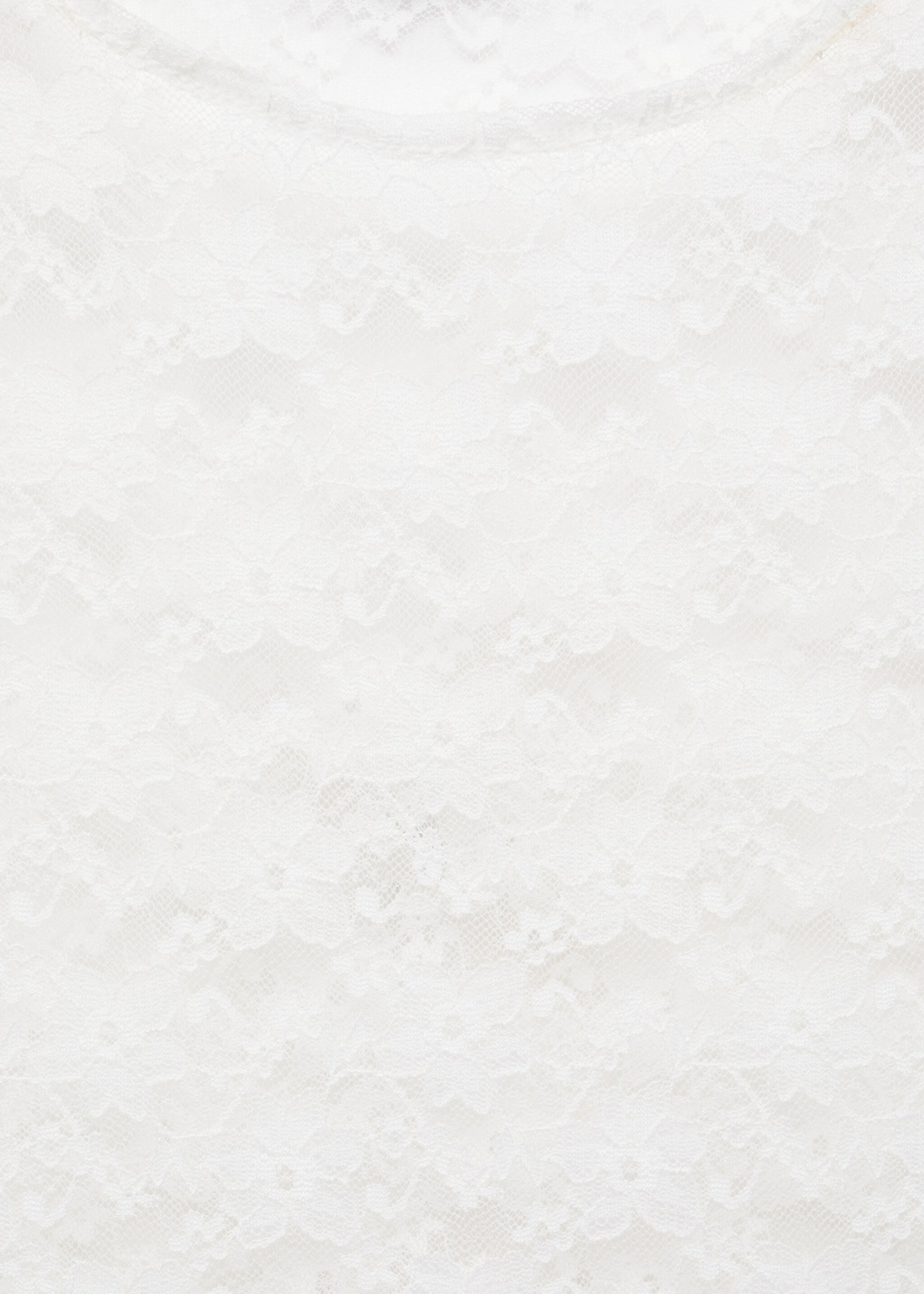 Floral lace dress with opening - Details of the article 8