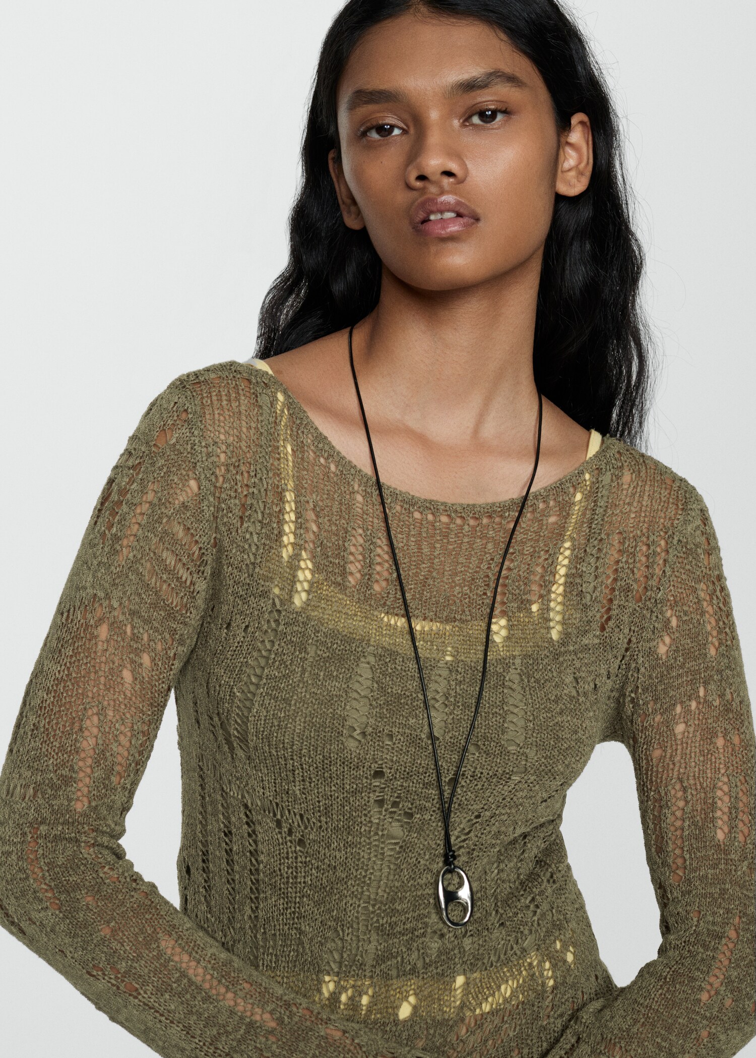 Pull-over maille lâche - Détail de l'article 1