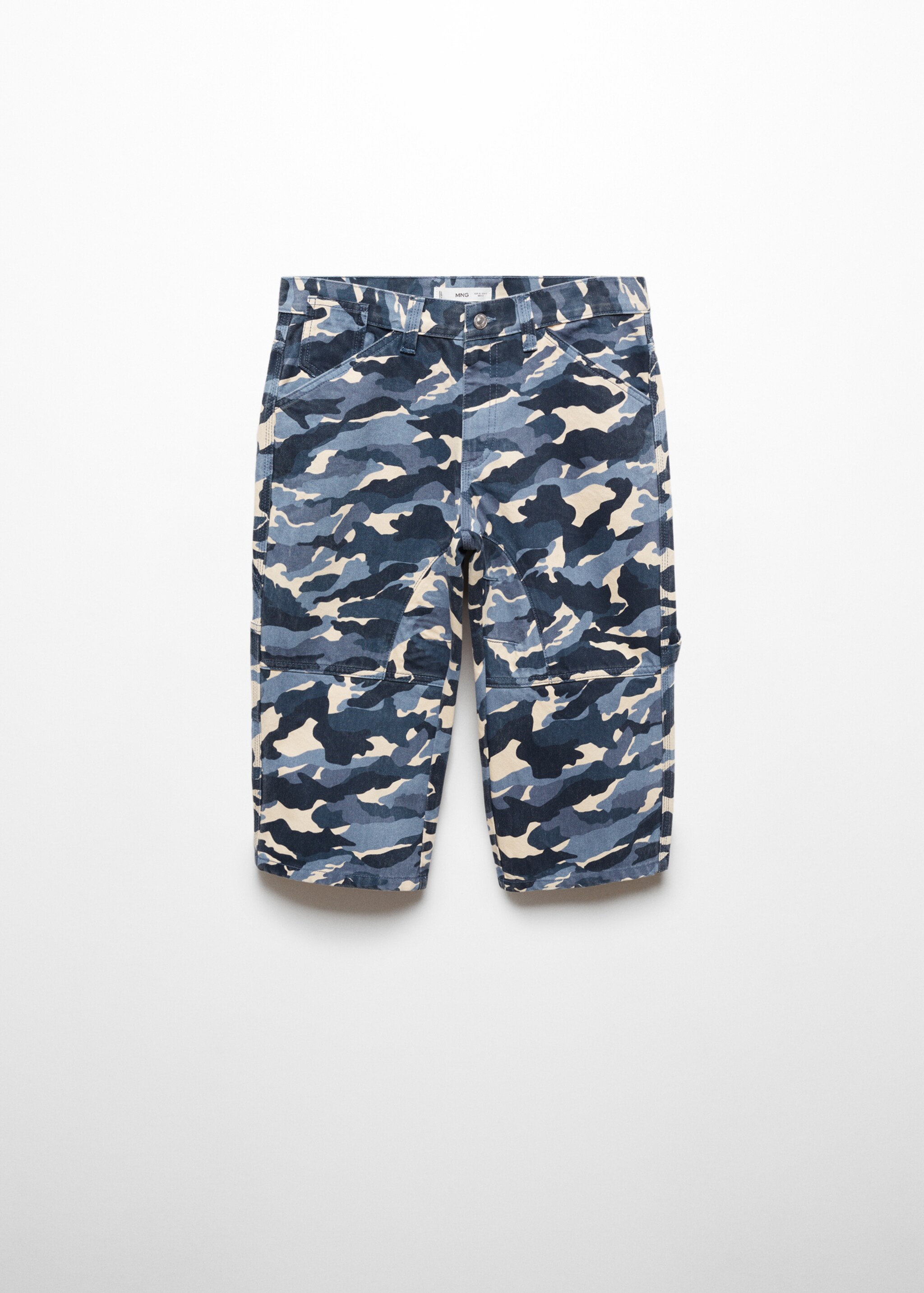 Jeans-Bermudashorts mit Tarnmuster - Artikel ohne Model