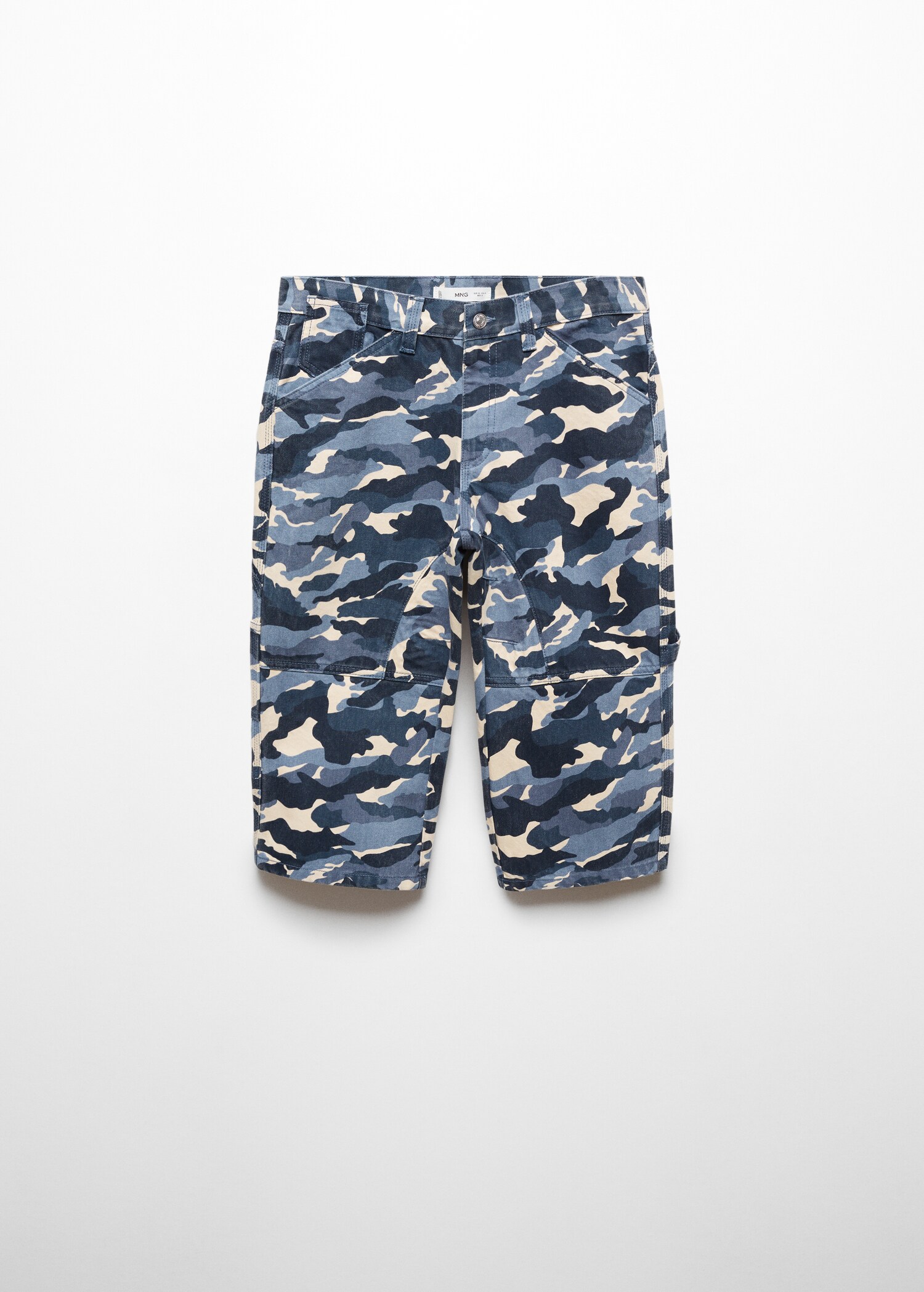 Bermuda en jean camouflage - Article sans modèle
