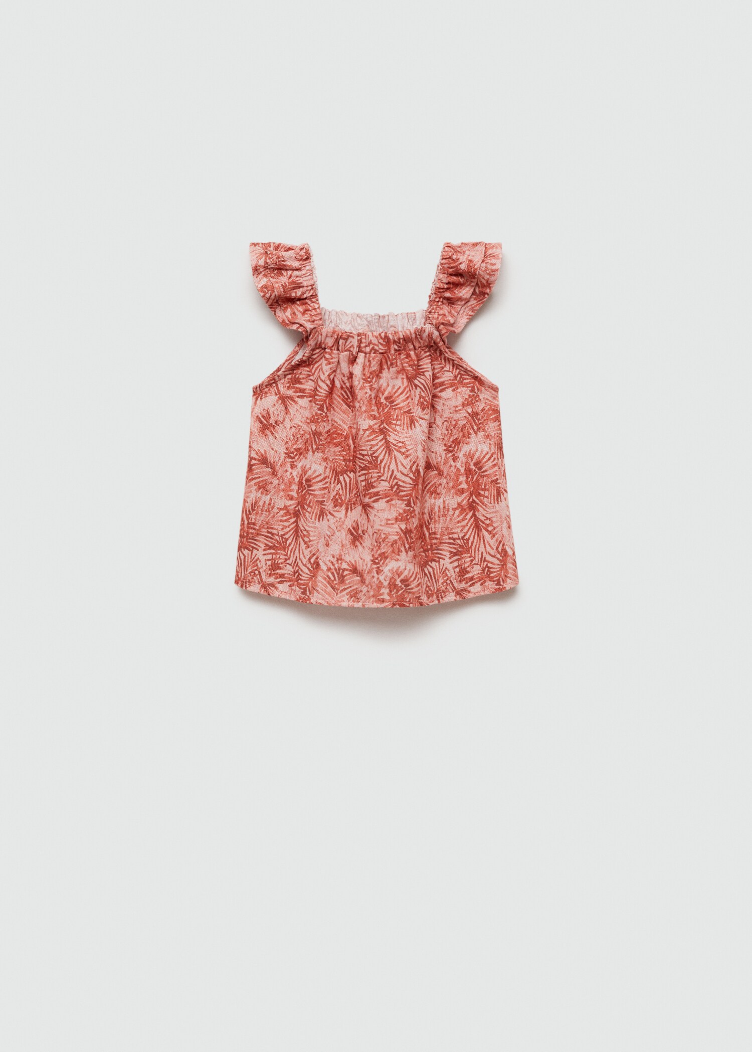 Blusa textura hojas - Artículo sin modelo