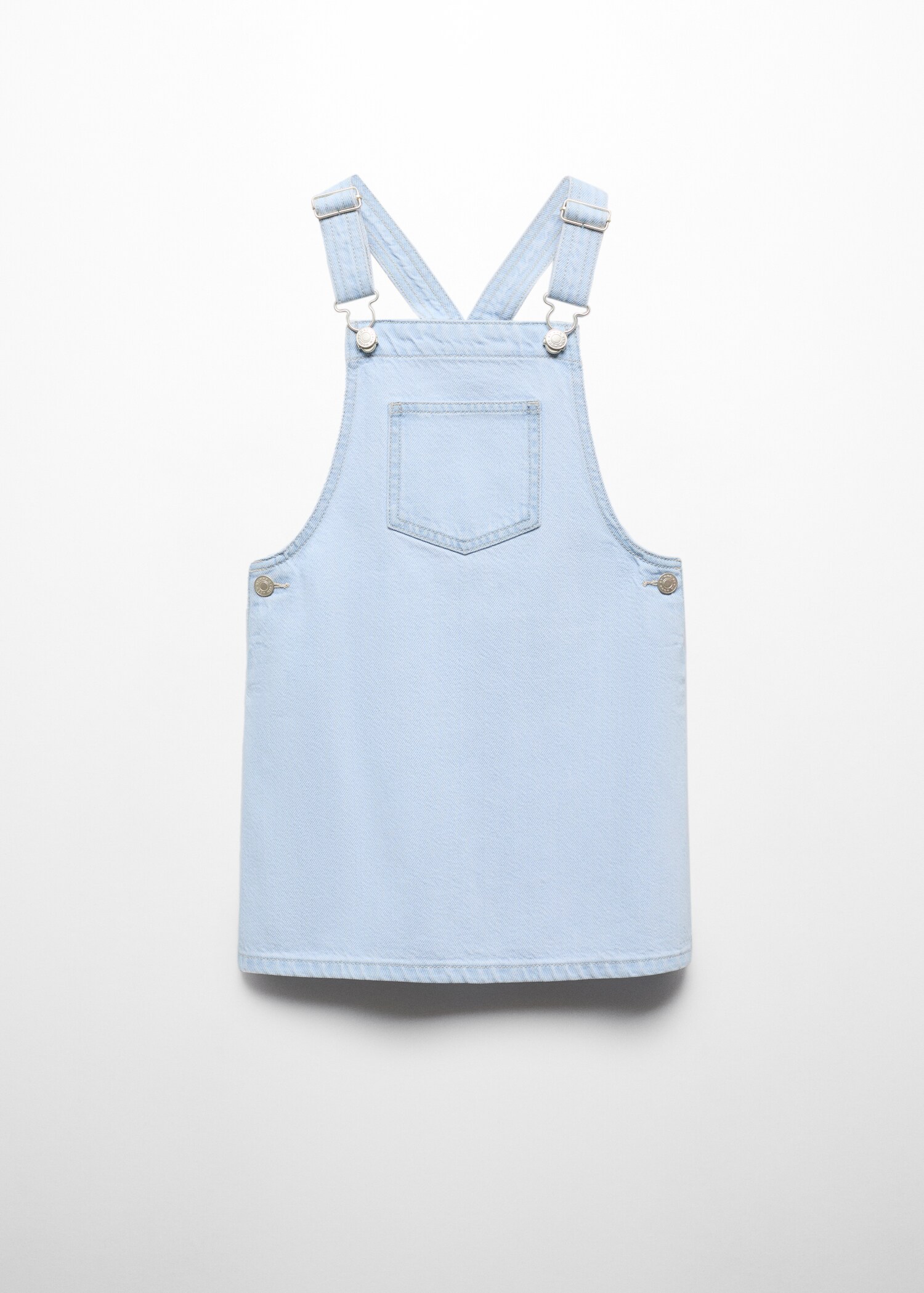 Short denim pinafore - Article without model
