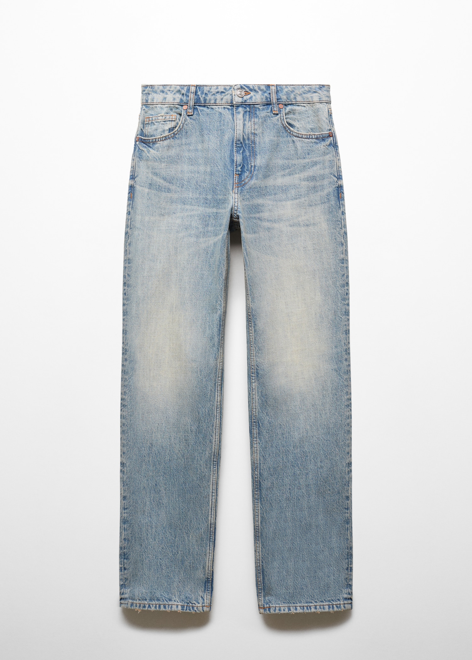 Jeans rectos tiro bajo - Artículo sin modelo