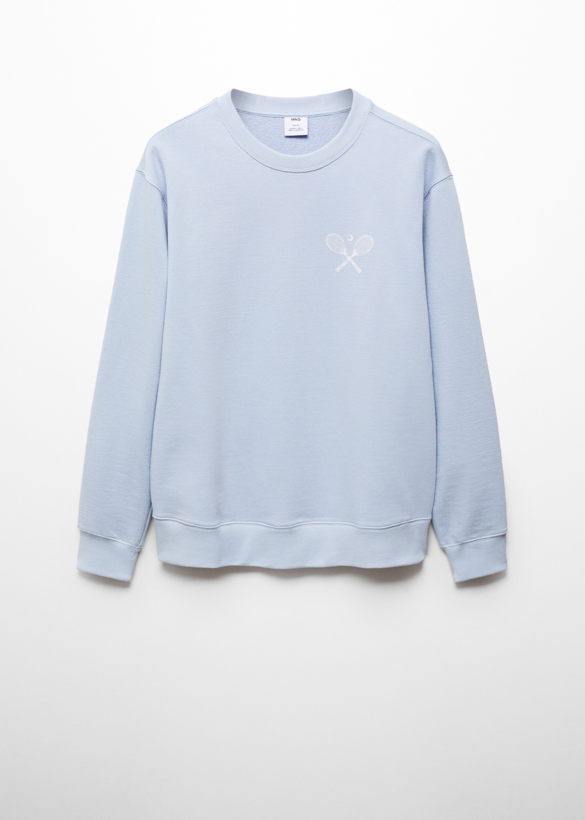 Gemustertes Baumwoll-Sweatshirt - Artikel ohne Model