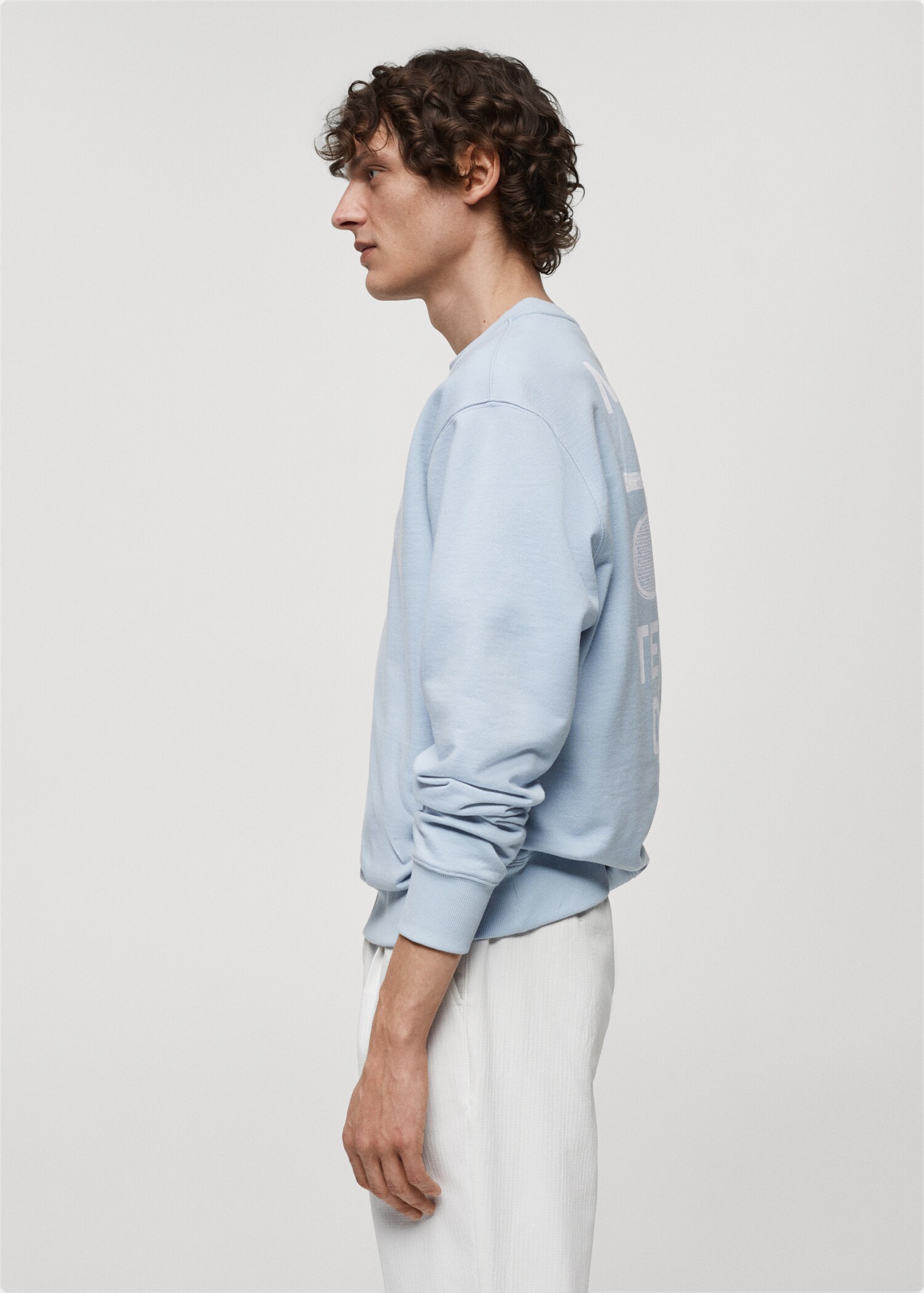 Gemustertes Baumwoll-Sweatshirt - Detail des Artikels 2