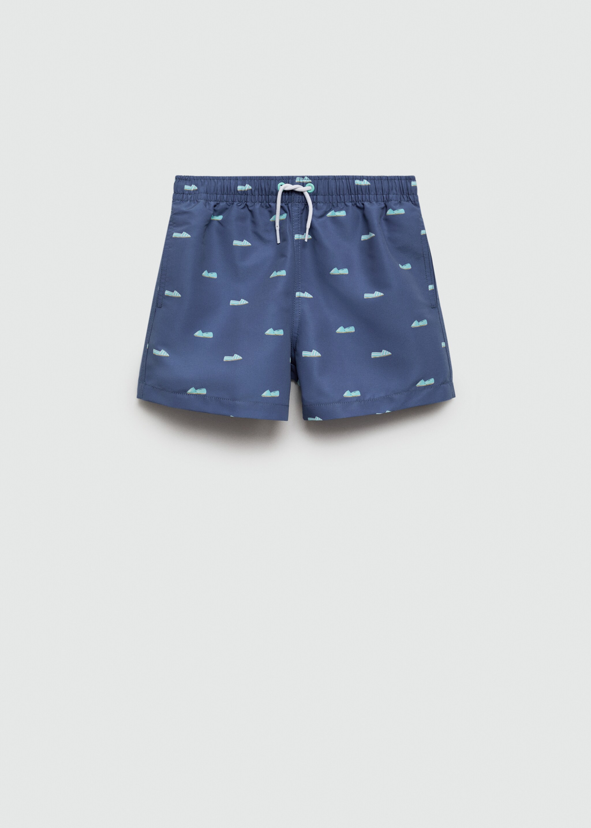 Badeshorts med espadrillos-trykk og snor - Artikkel uten modell