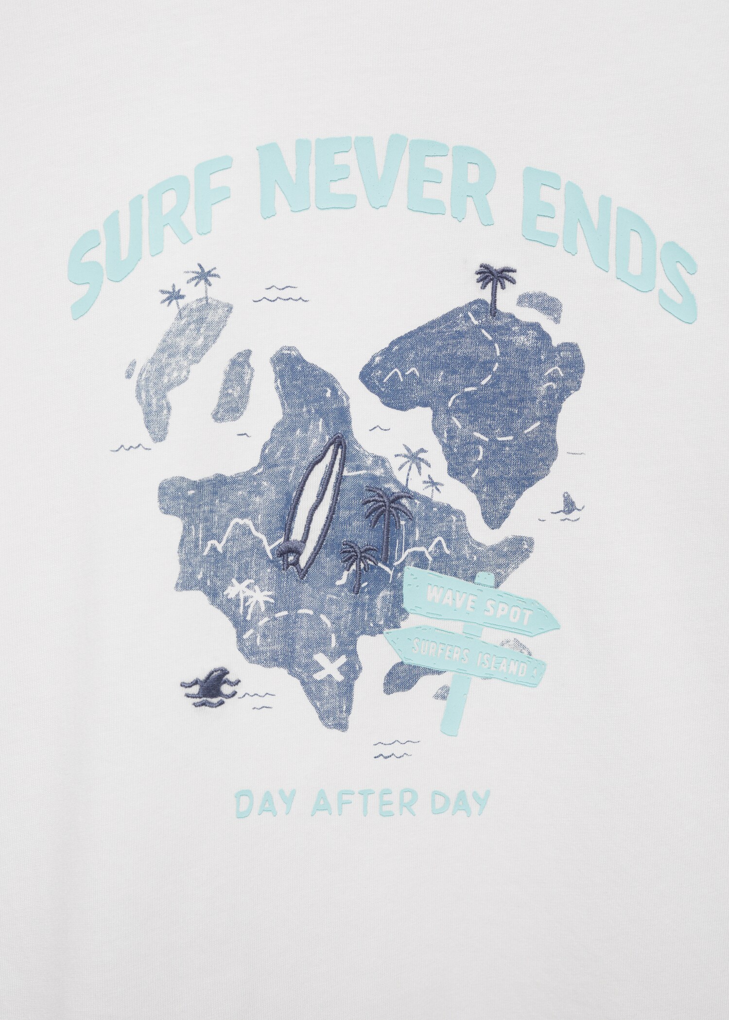 Printed cotton-blend T-shirt - Details of the article 8
