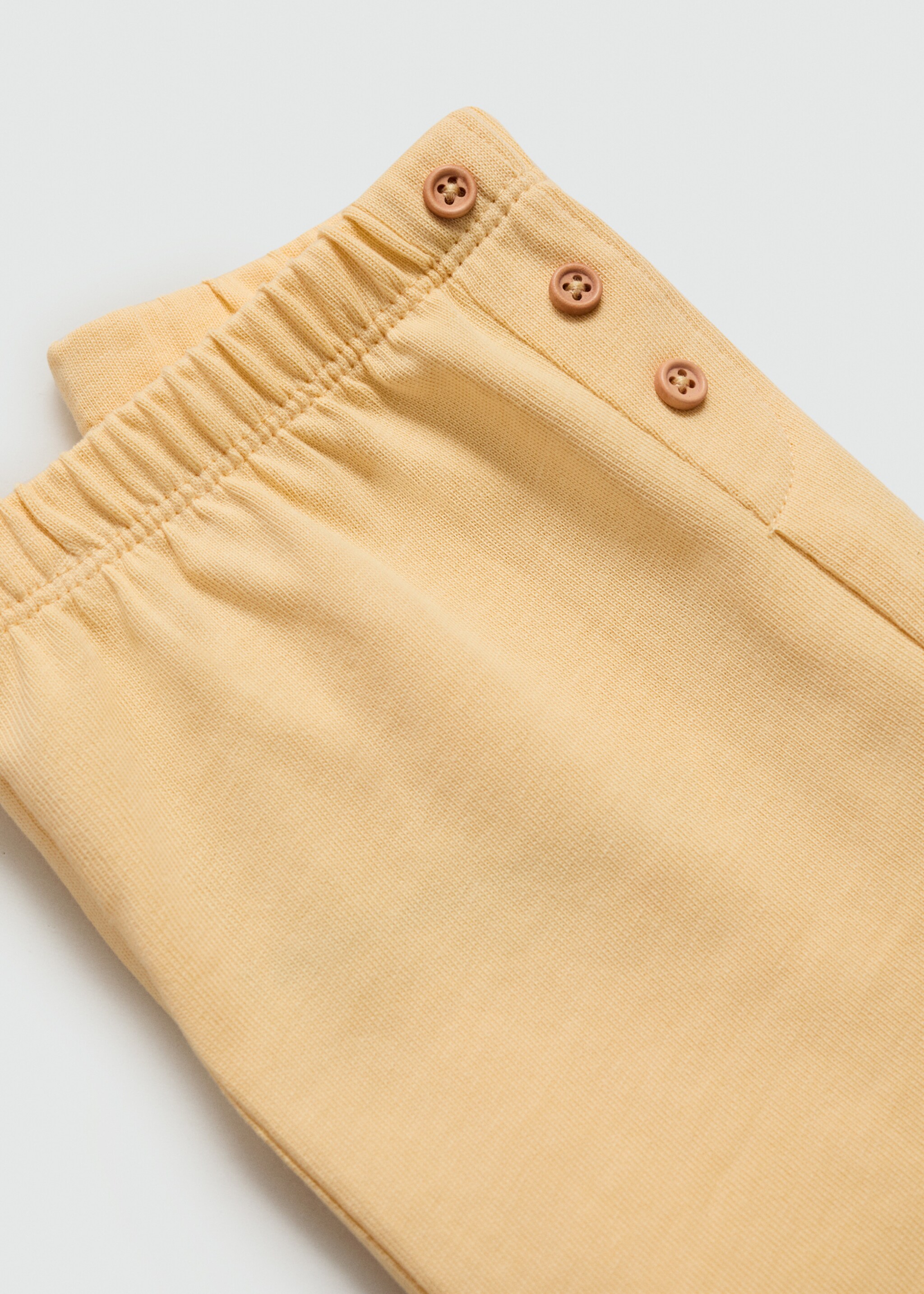 Buttoned cotton shorts - Details of the article 0