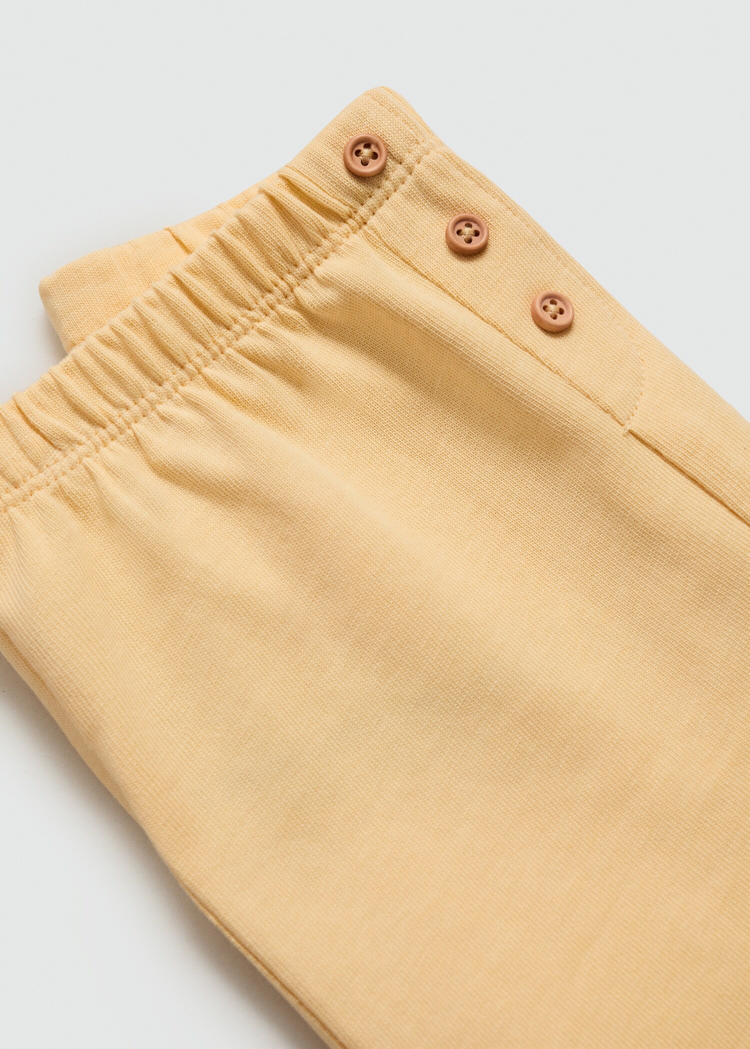 Buttoned cotton shorts - Details of the article 0