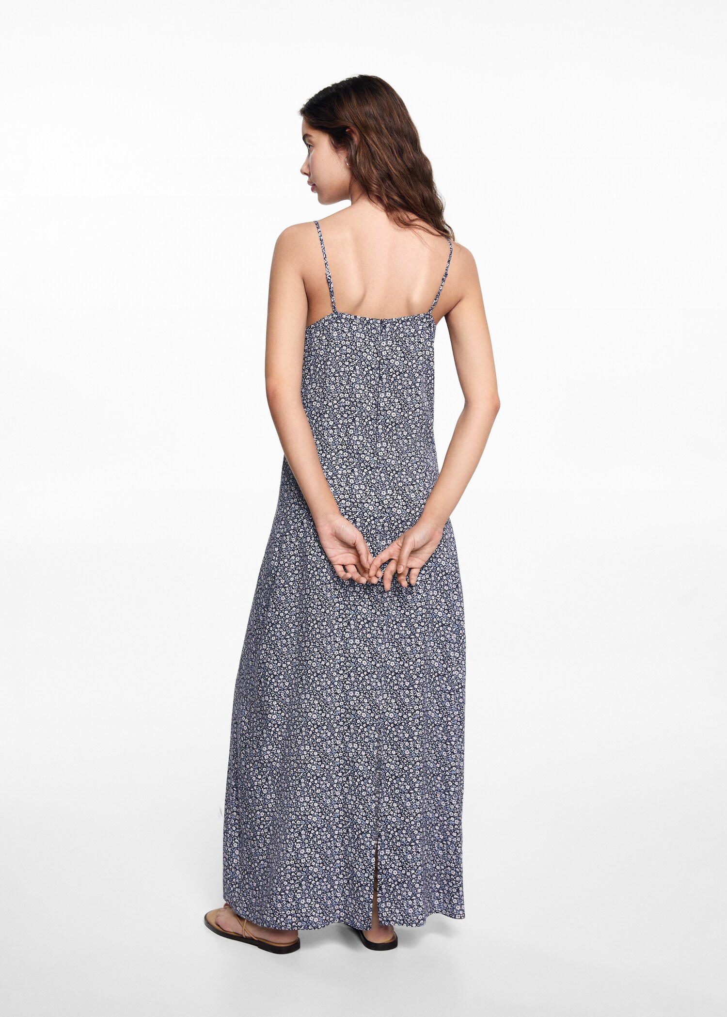 Vestido estampado floral - Reverso del artículo