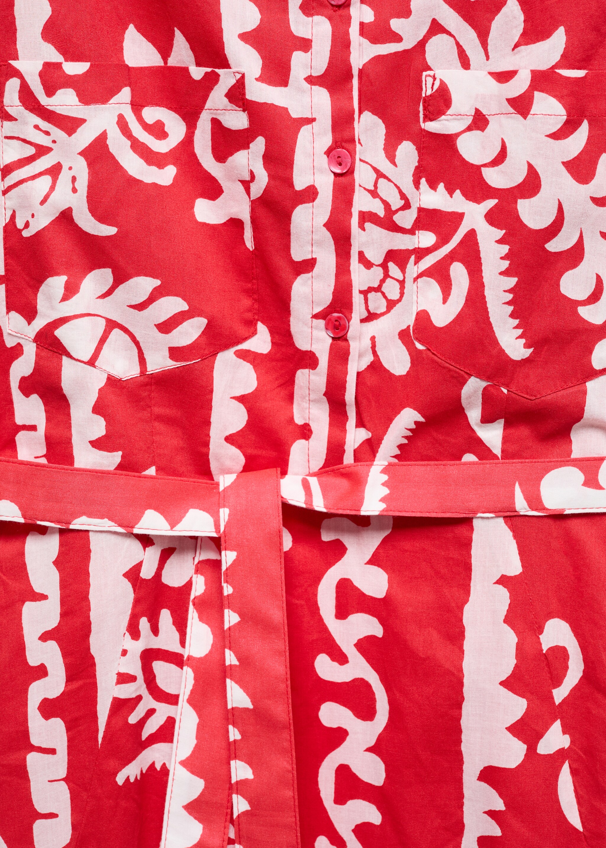 Printed bow dress - Details of the article 8