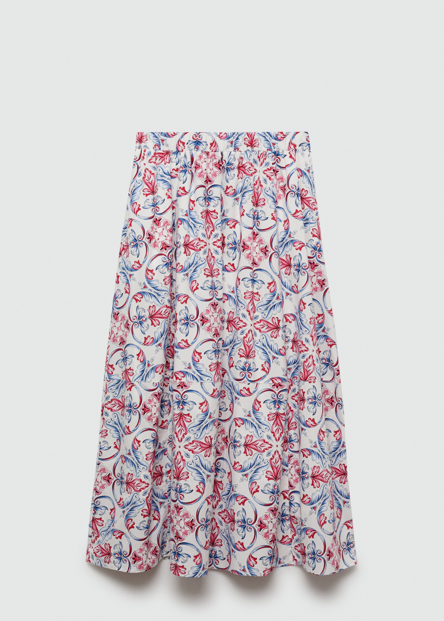 Printed midi skirt - Article without model