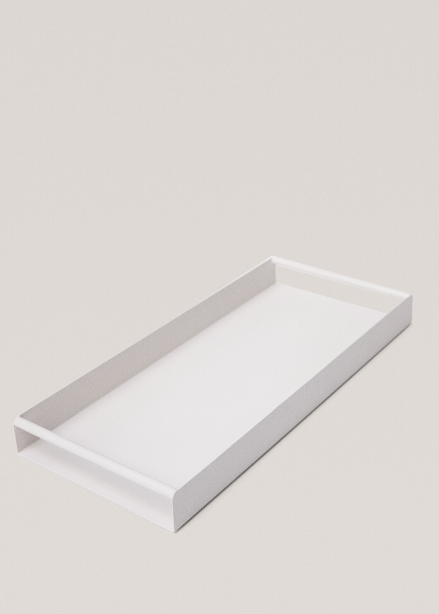 Vassoio rettangolare metallo 46x20 cm - Dettaglio dell'articolo 1