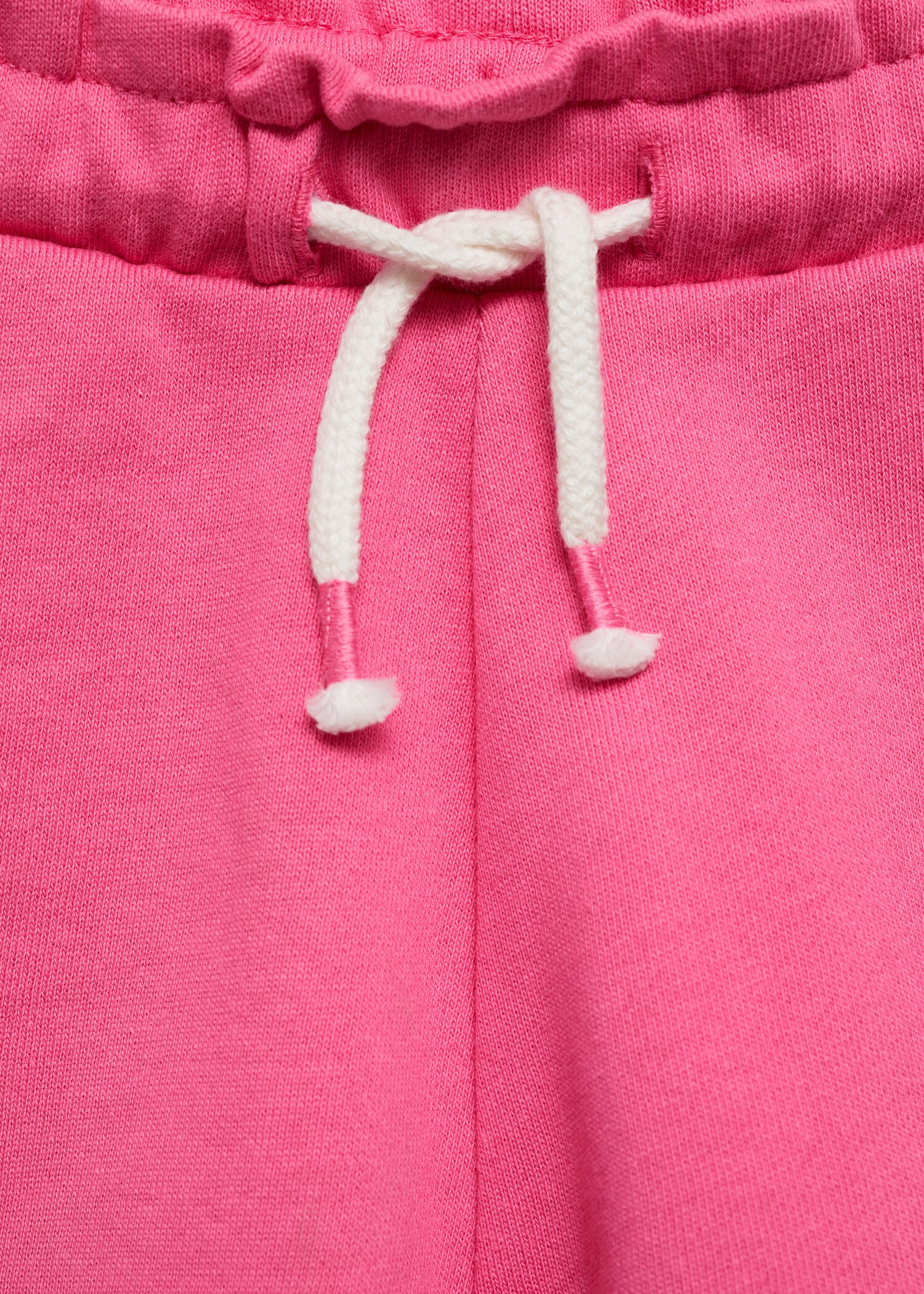 Cotton drawstring waist shorts - Details of the article 8
