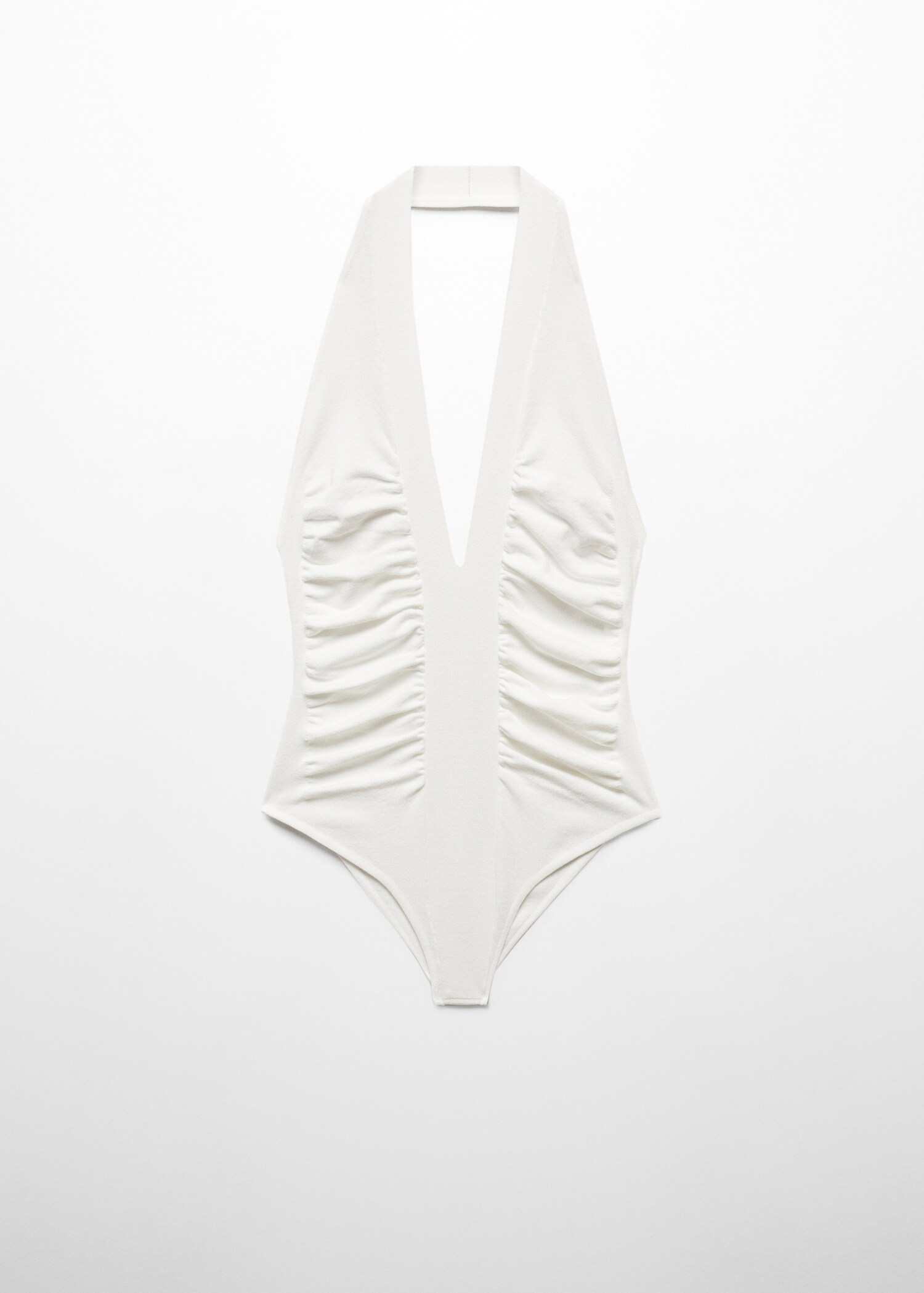 Draped halter bodysuit - Article without model