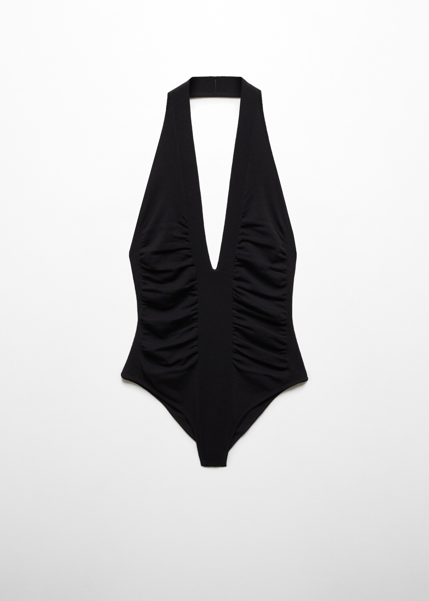Draped halter bodysuit - Article without model