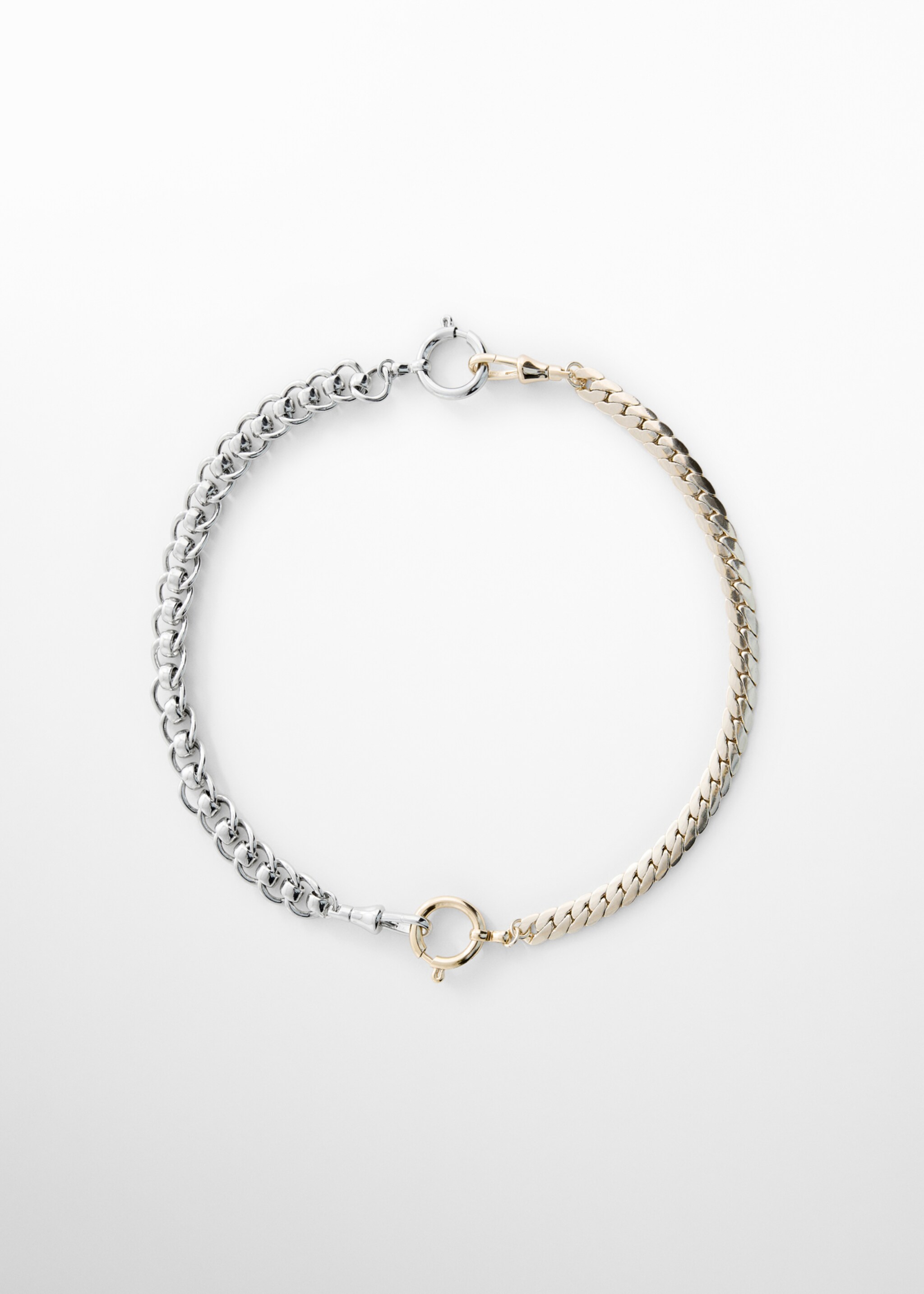 Colar de corrente combinada - Artigo sem modelo, Ouro. Ref: 67098653-00.
