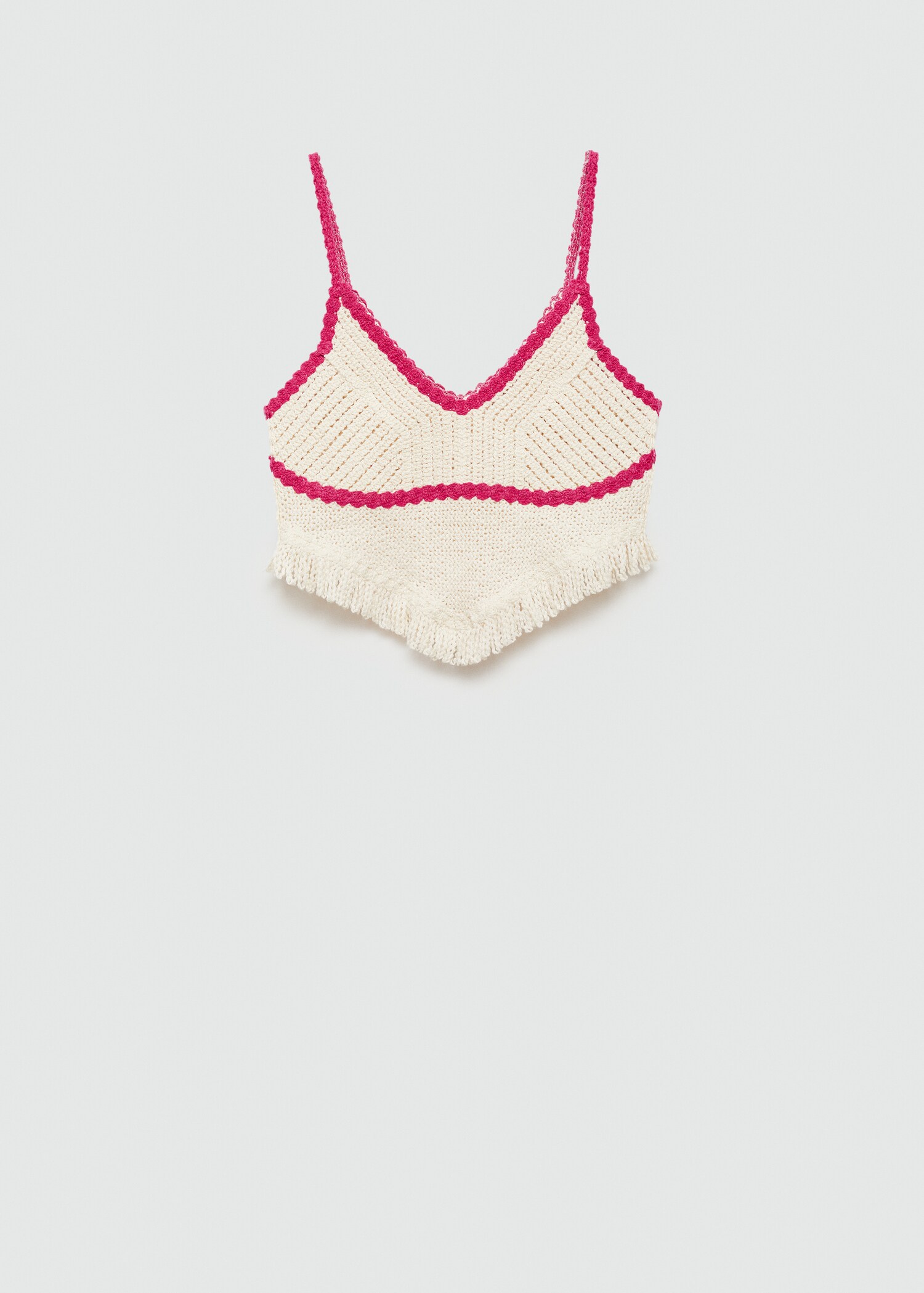 Top crochet flecos - Artículo sin modelo