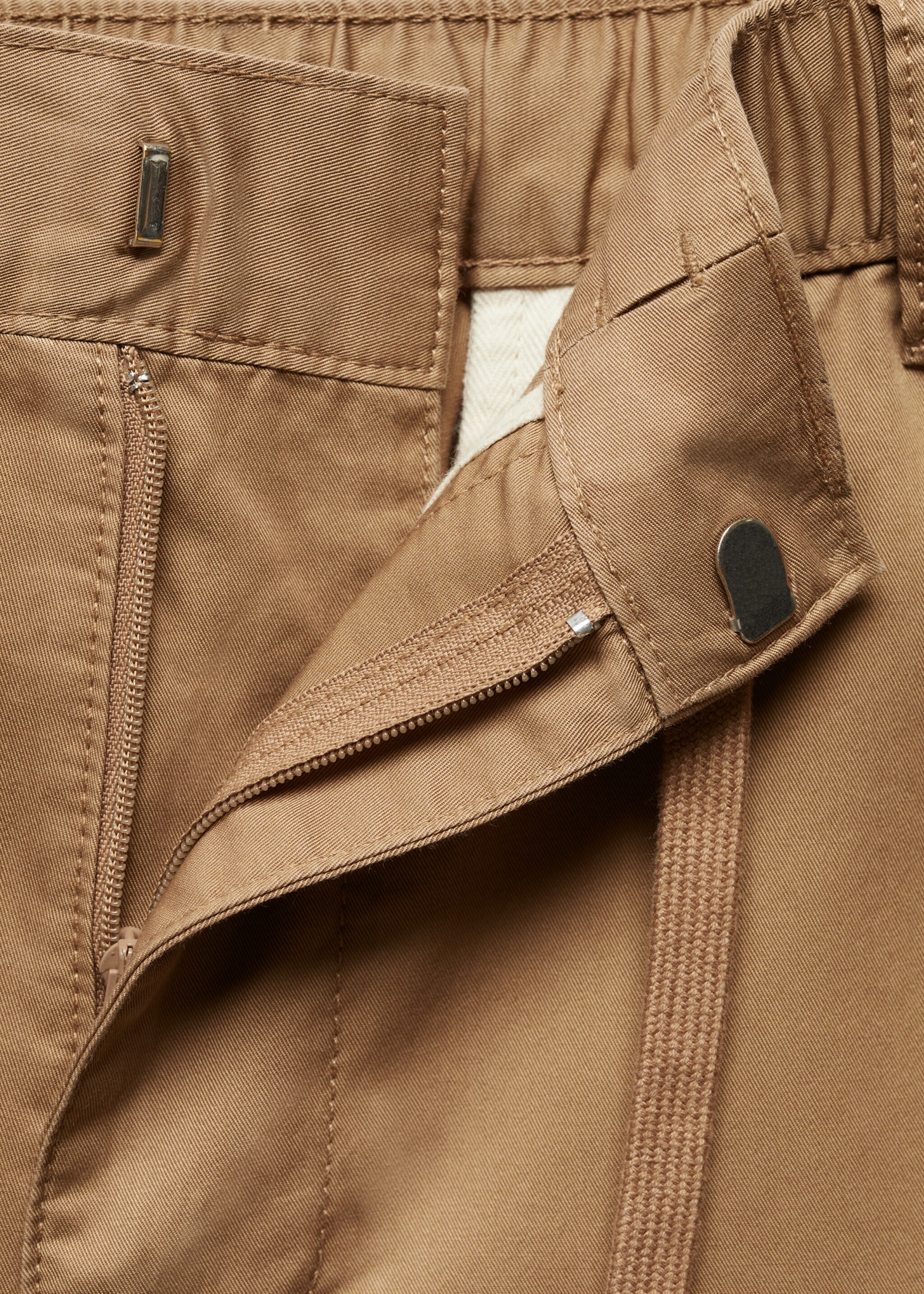 100% cotton bermuda shorts with drawstring - Details of the article 8