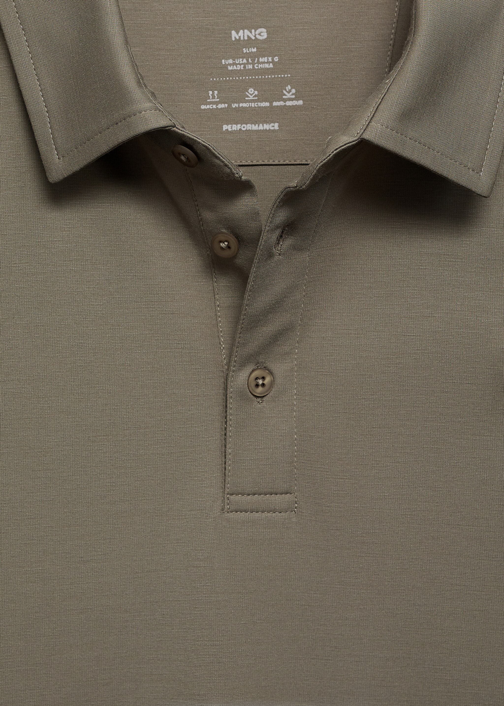 Quick dry slim-fit poloshirt - Detail van het artikel 8