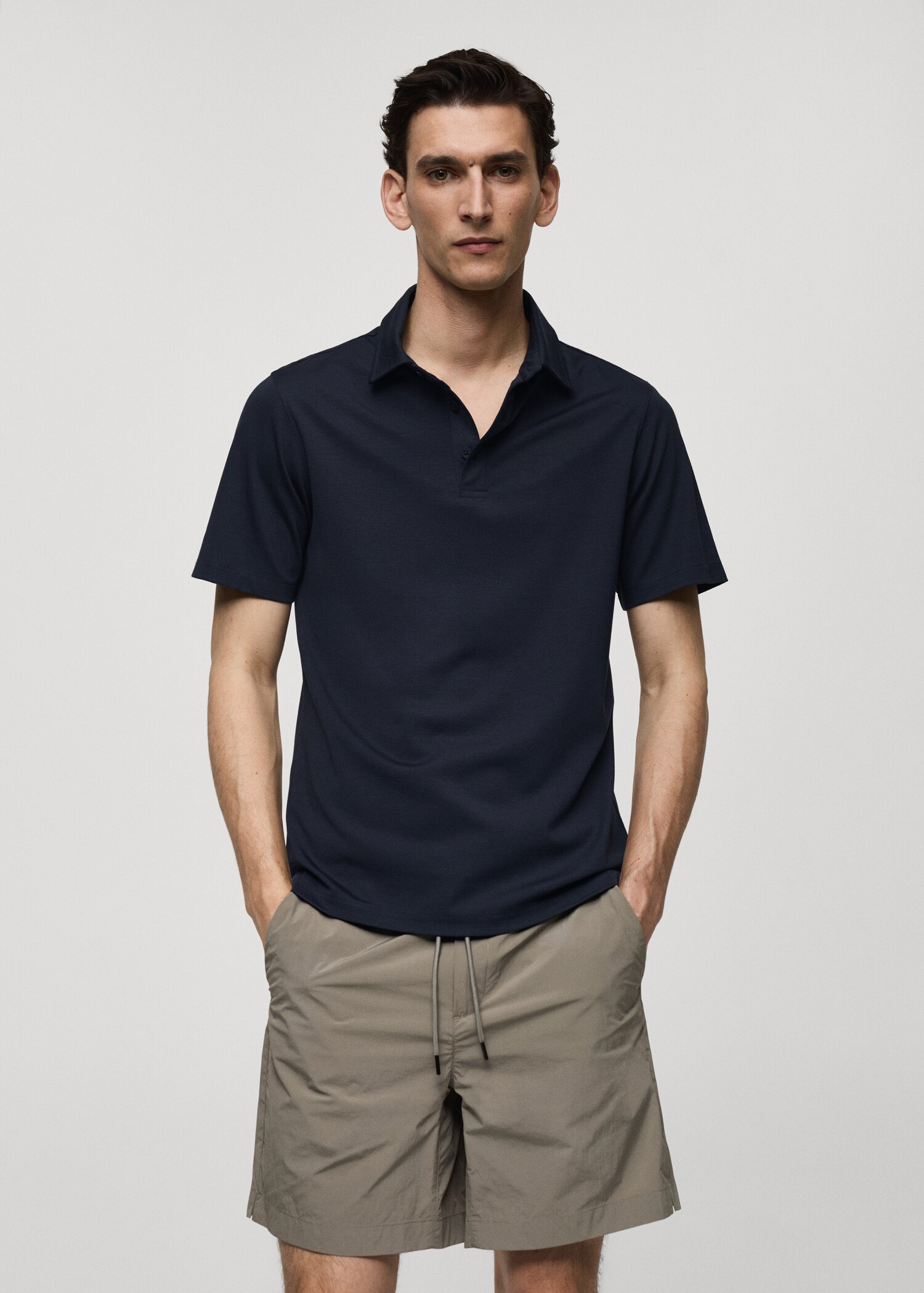 Πόλο slim fit quick dry - Μεσαίο πλάνο