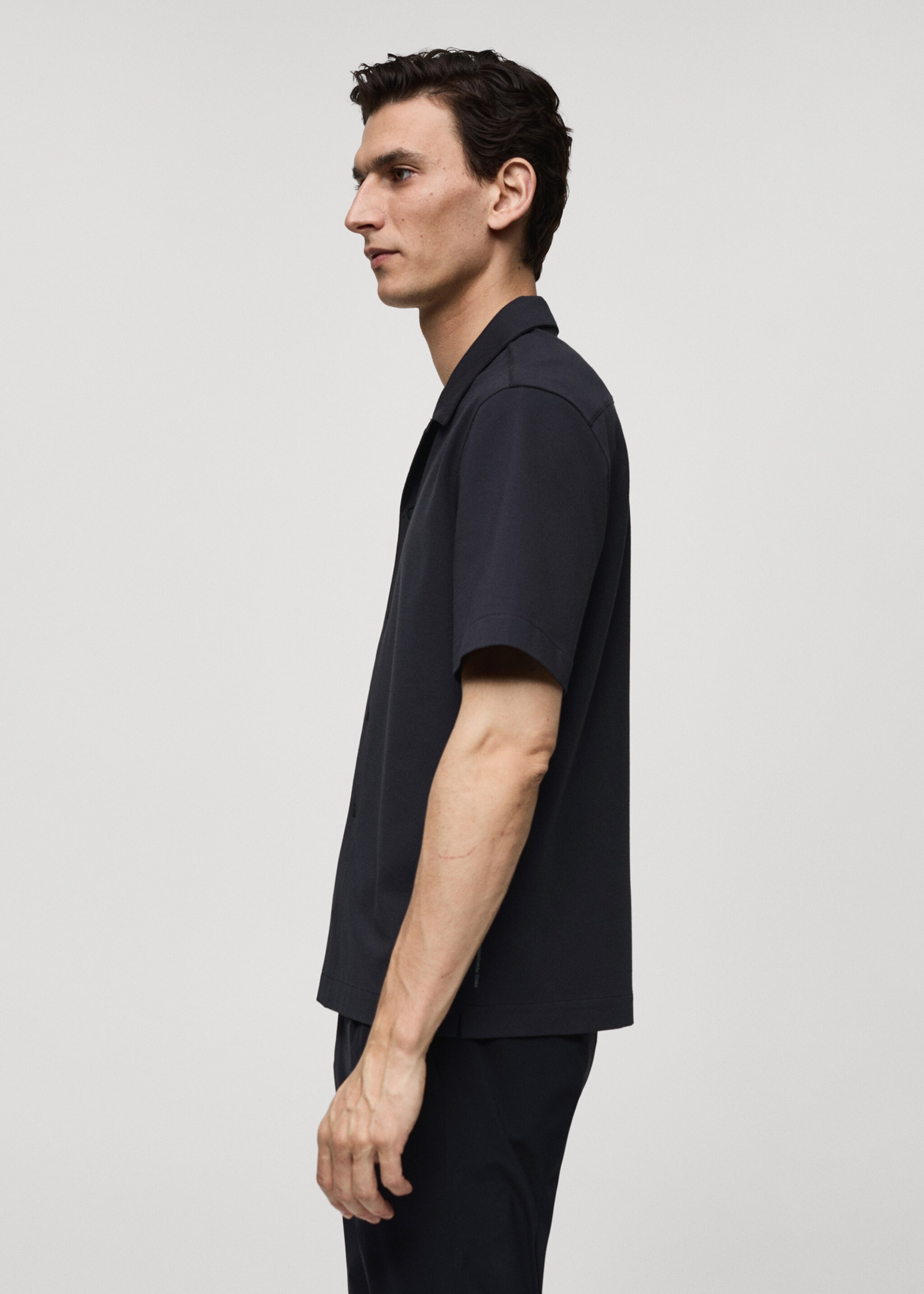 Camisa regular fit coll bowling - Detall de l'article 2